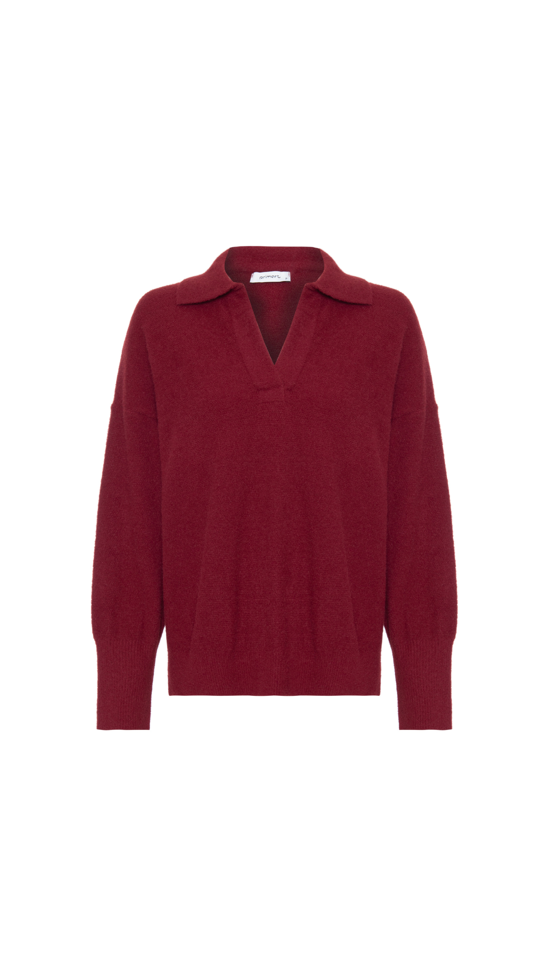 Blusa decote V Zuri - Cranberry