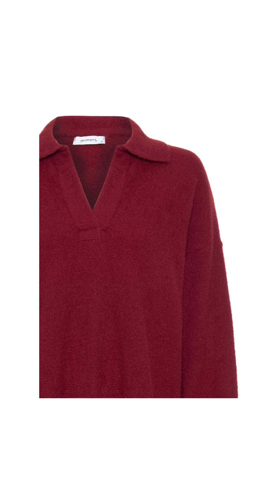 Blusa decote V Zuri - Cranberry