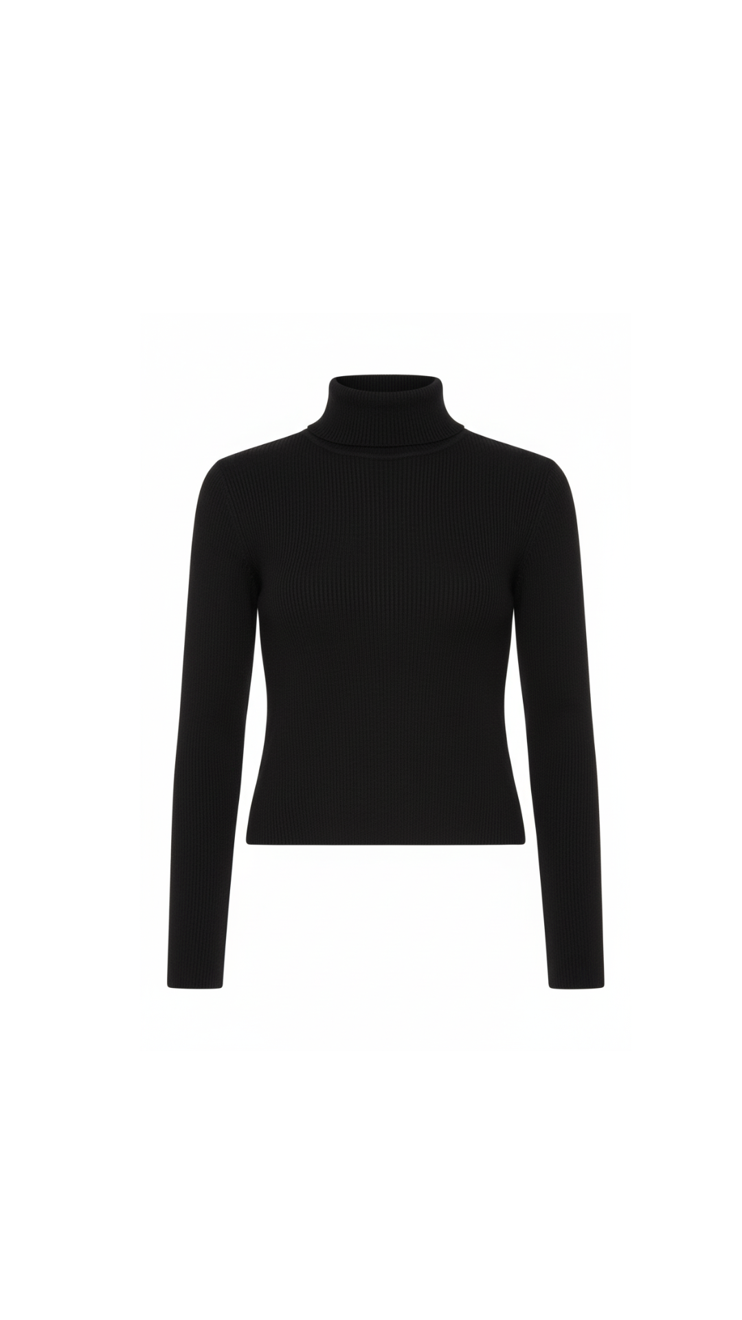Blusa gola alta Poliana - Preto