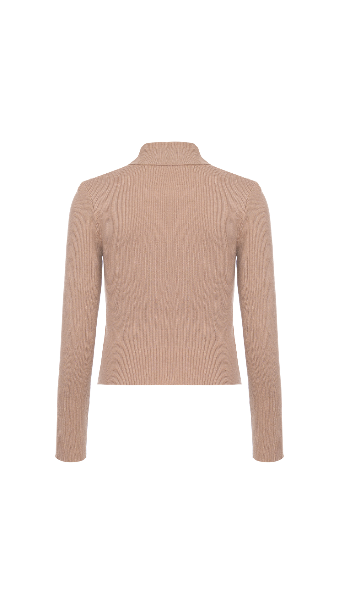 Blusa gola alta Poliana - Camel