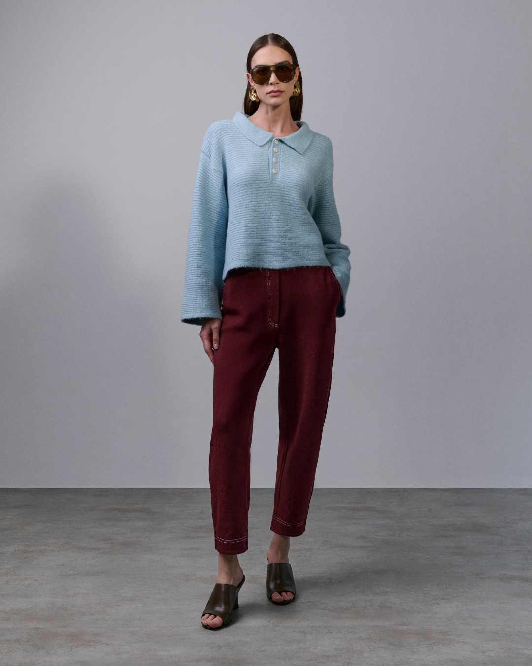 Blusa Aime - Steal Blue 