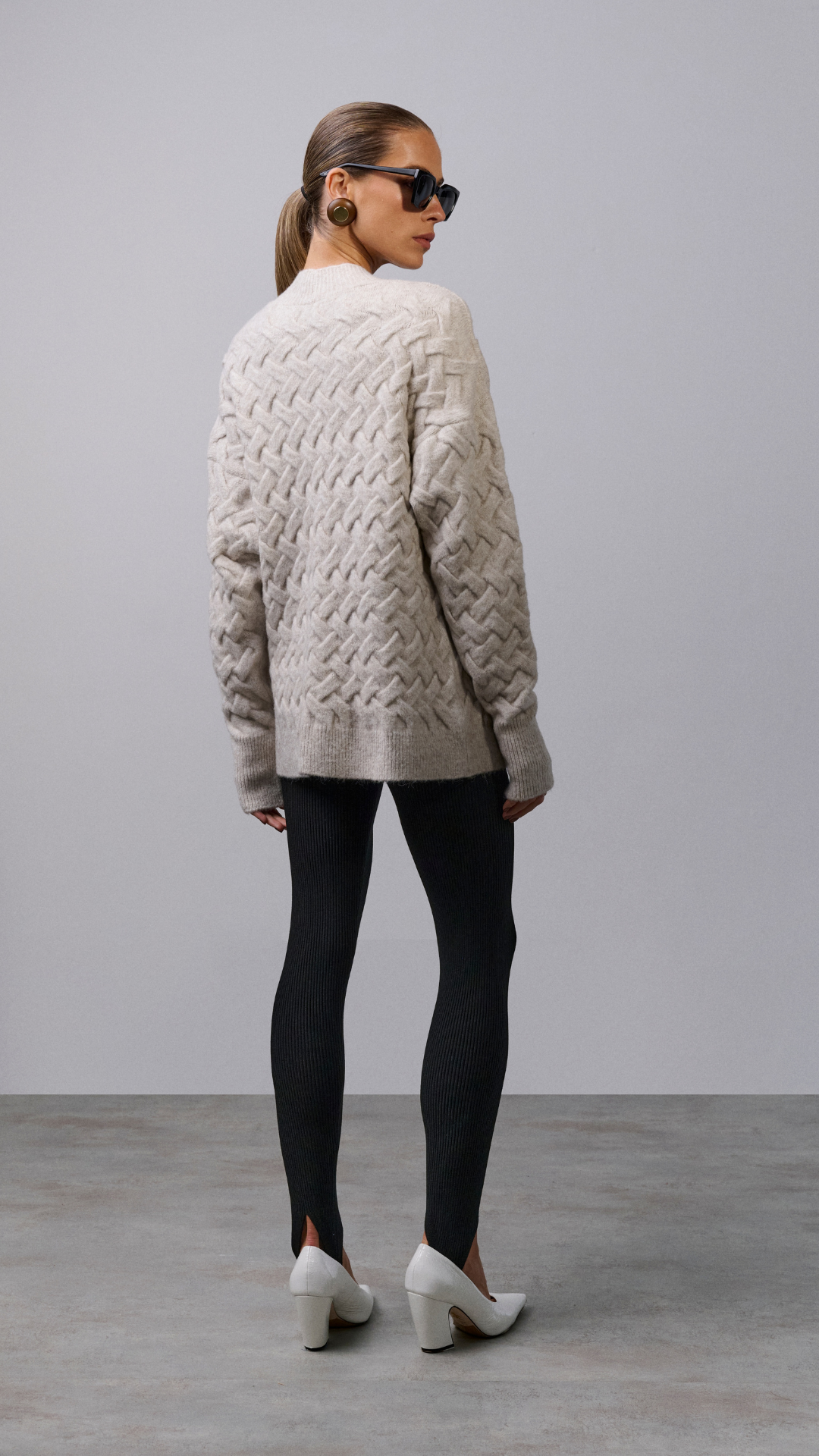 Cardigan de botões Eloa - Champagne 