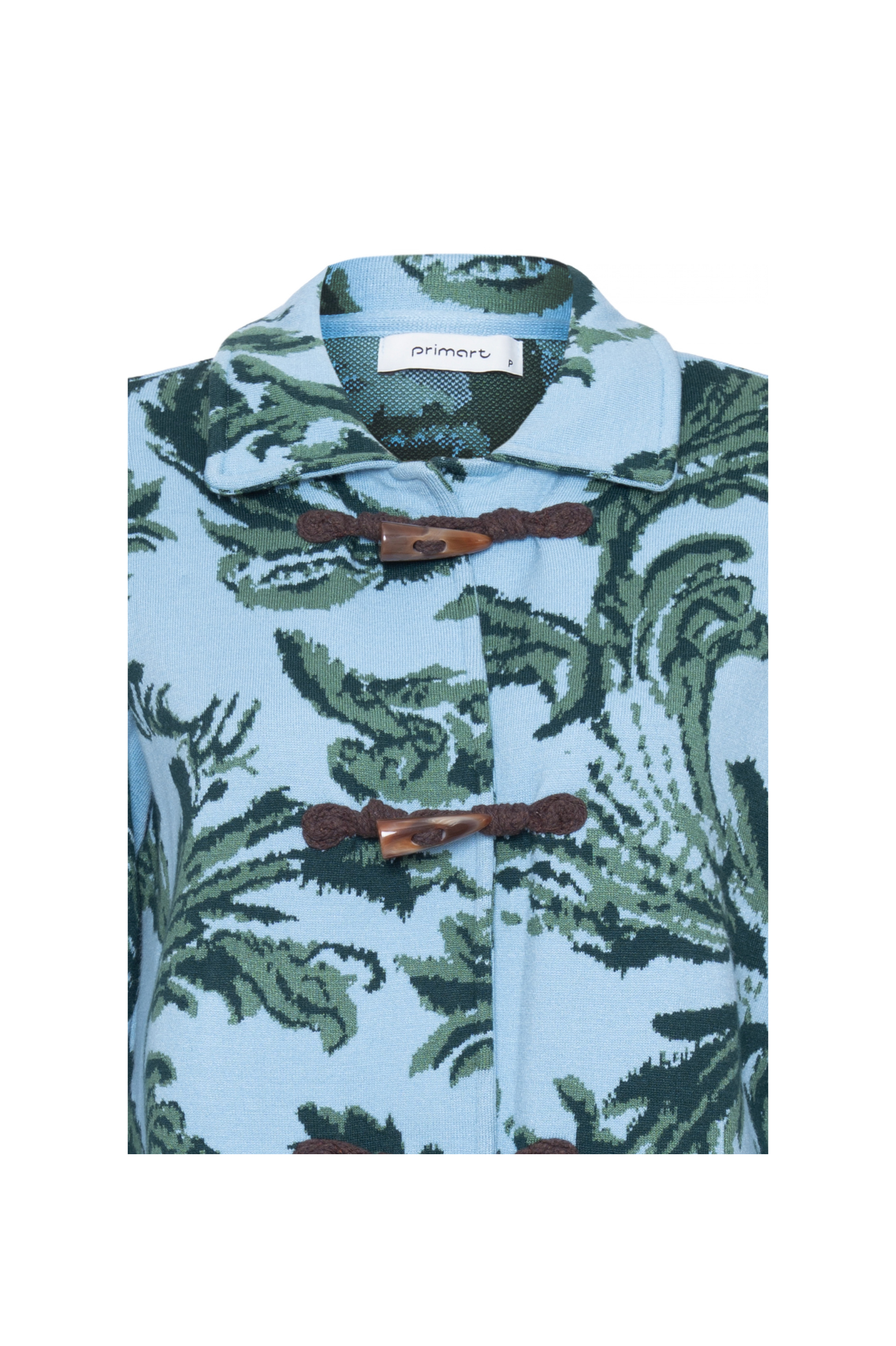 Casaco flores Charlotte - Vintage Blue