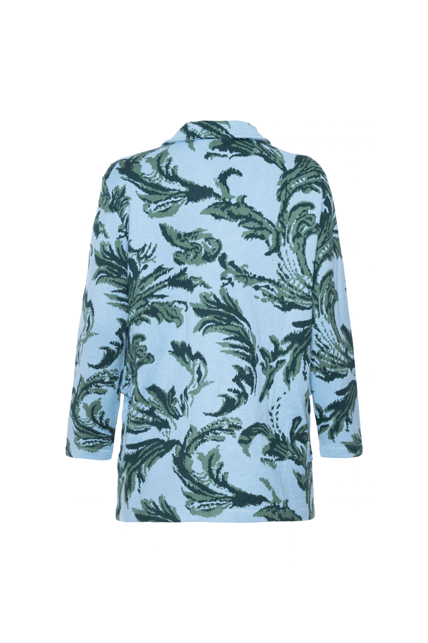 Casaco flores Charlotte - Vintage Blue