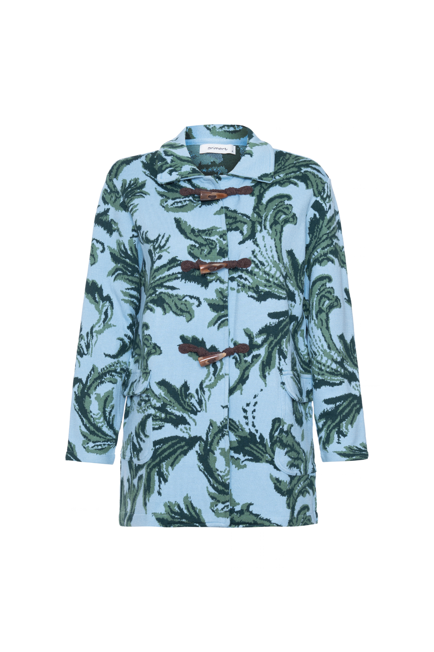 Casaco flores Charlotte - Vintage Blue