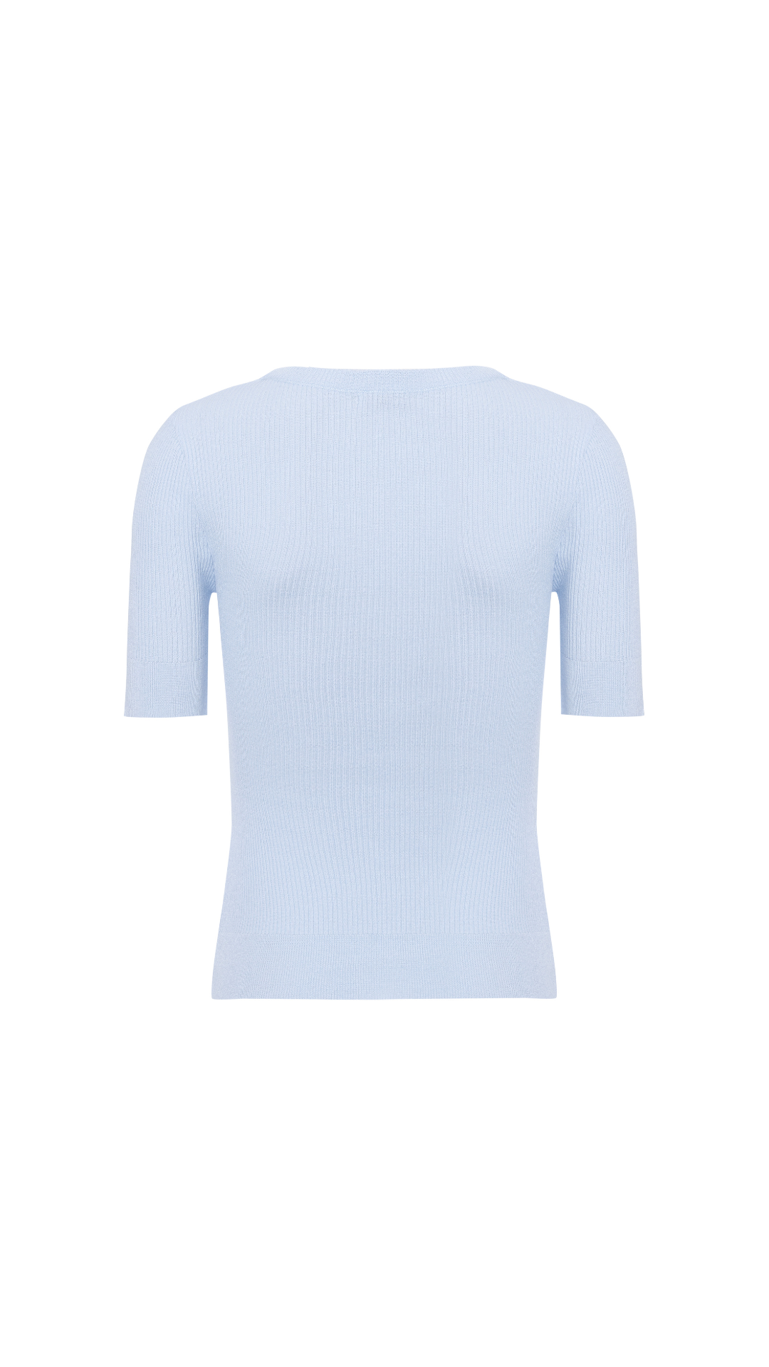 Blusa canelada Tatiana - Sky Blue 