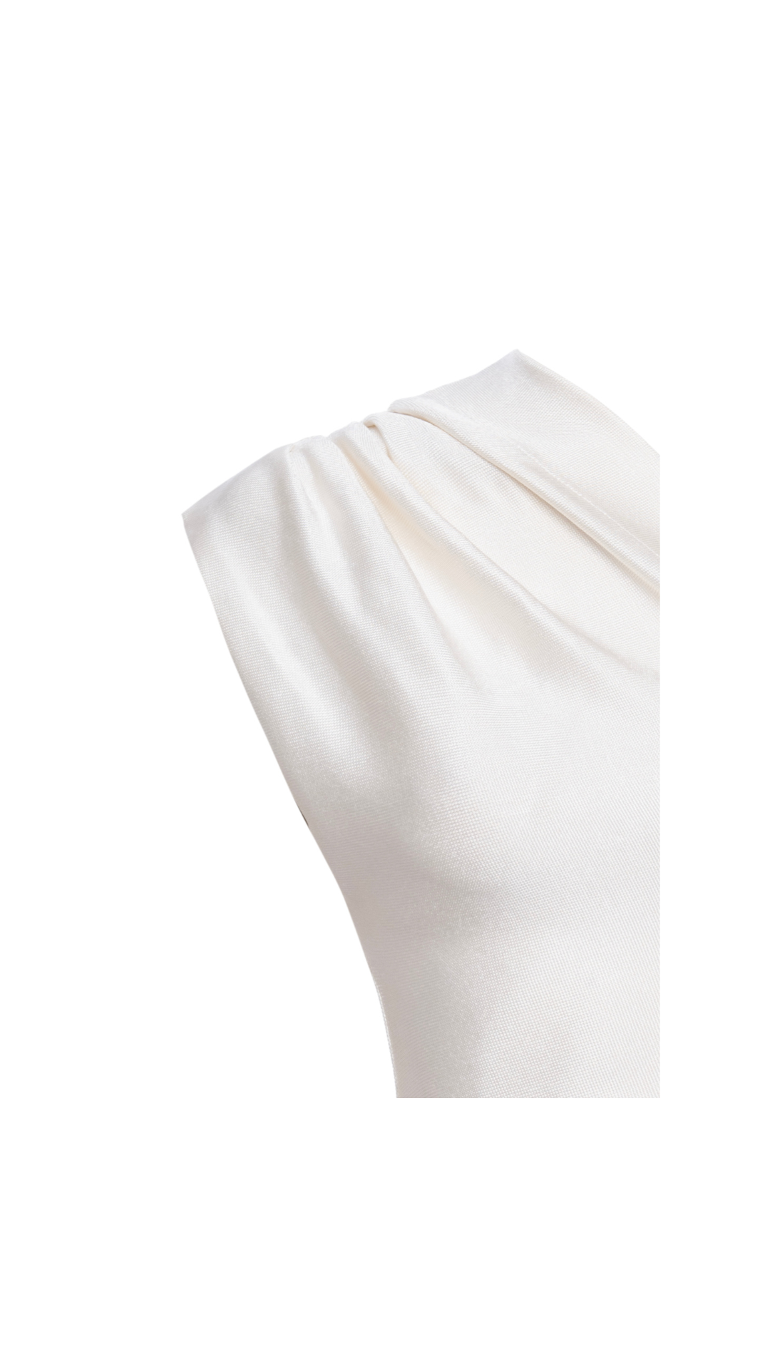 Blusa ombro único Kátia - Off White