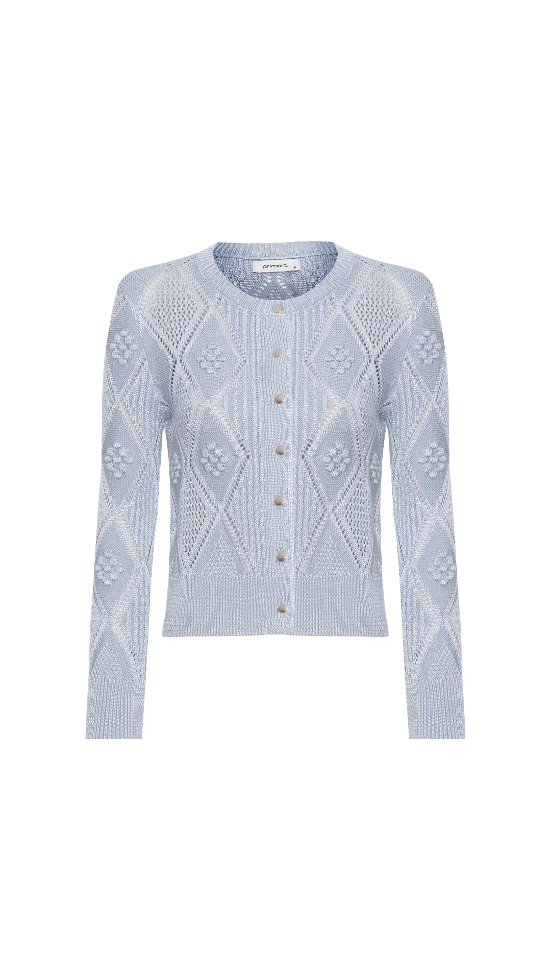 Cardigan rendado Marina - Ice Blue 