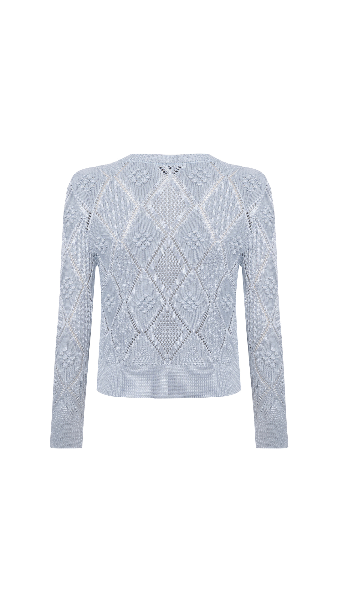 Cardigan rendado Marina - Ice Blue 