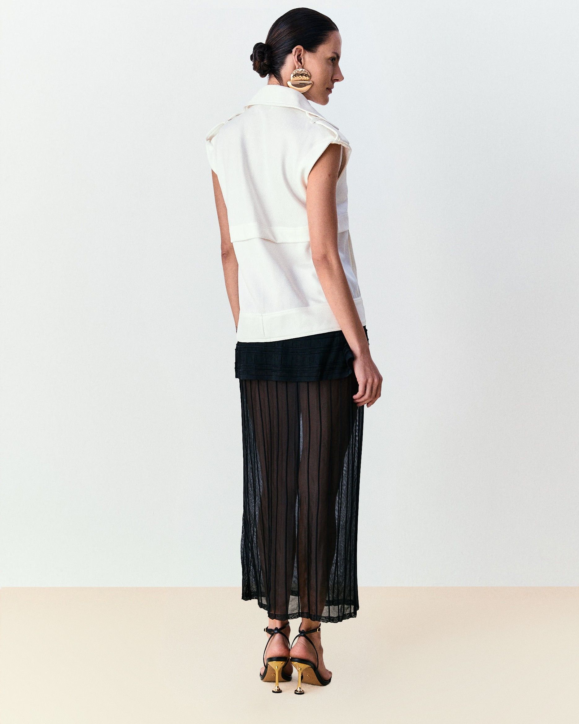 Colete alfaiataria Liz - Off White