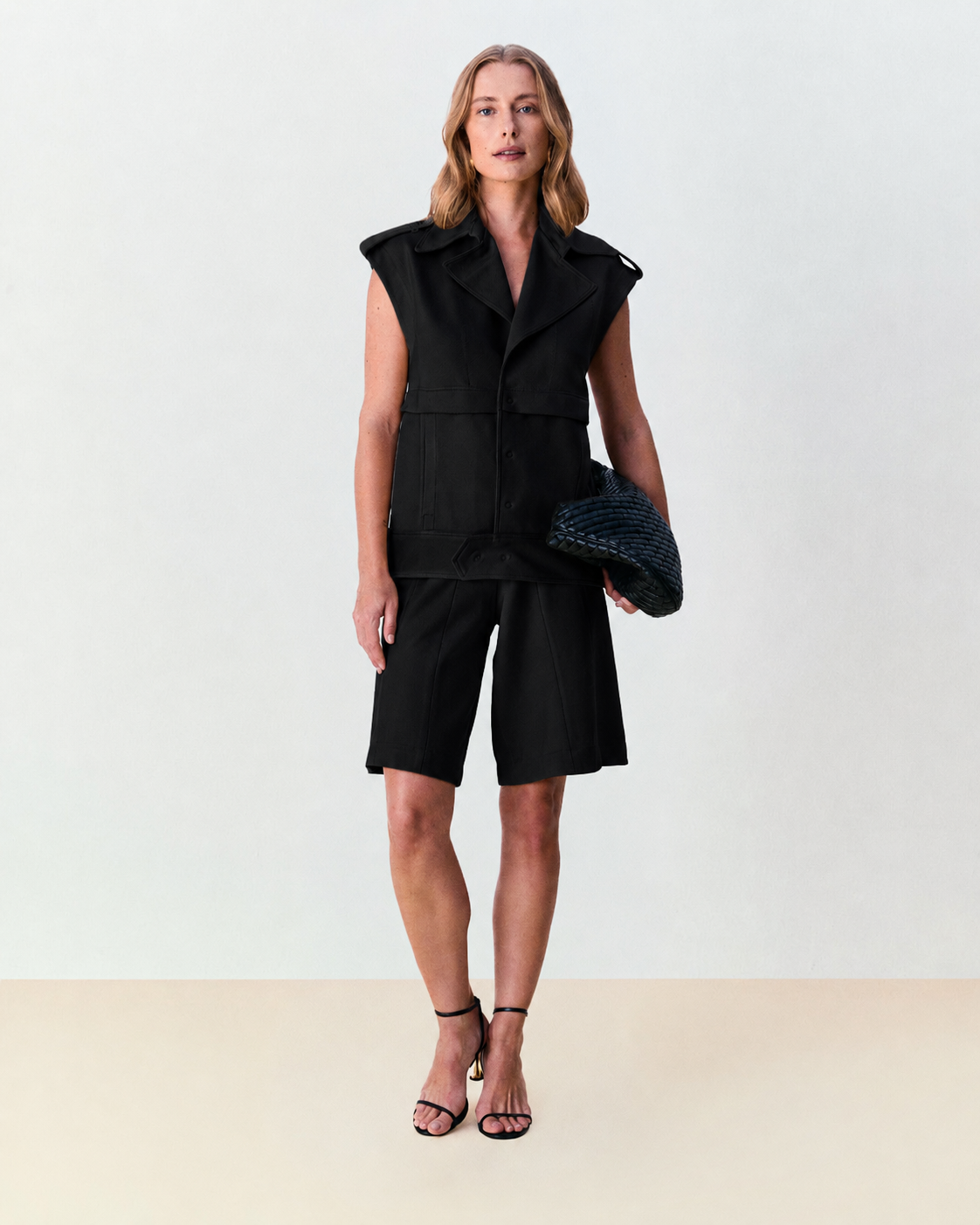 Colete alfaiataria Liz - Preto 