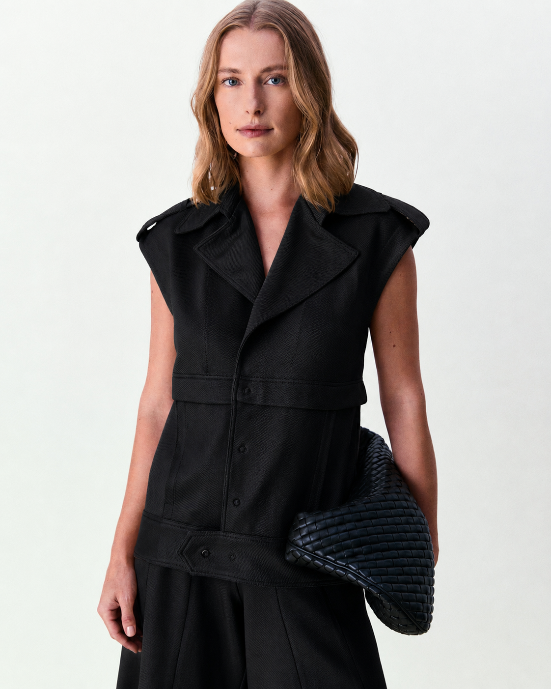 Colete alfaiataria Liz - Preto 