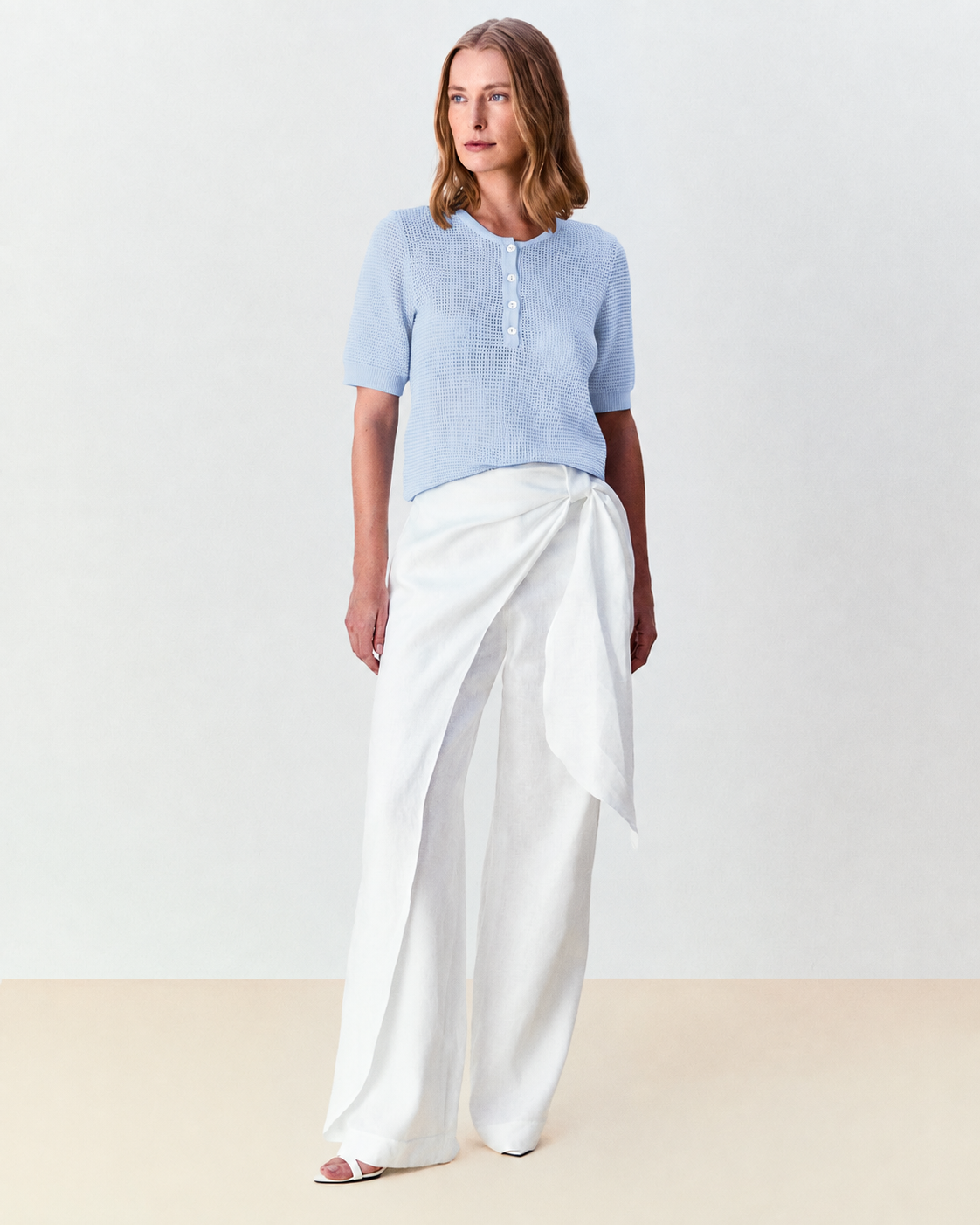 Blusa telada Heloisa - Ice Blue