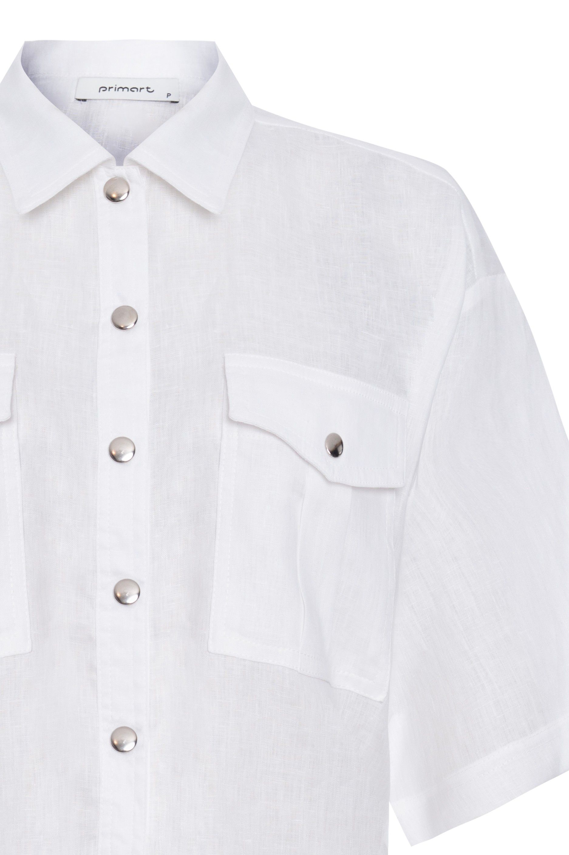 Camisa de linho Brenda - Off White