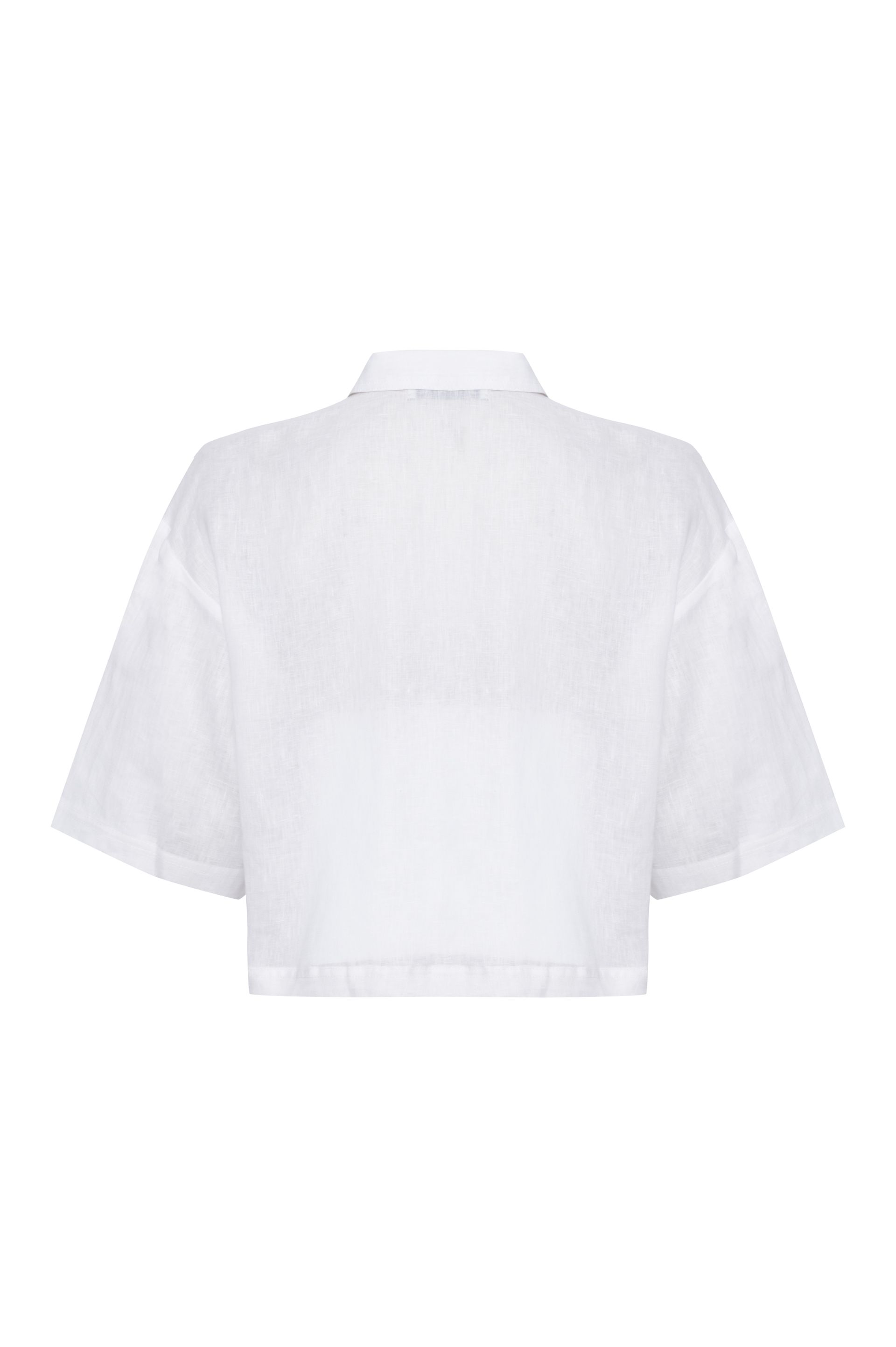 Camisa de linho Brenda - Off White