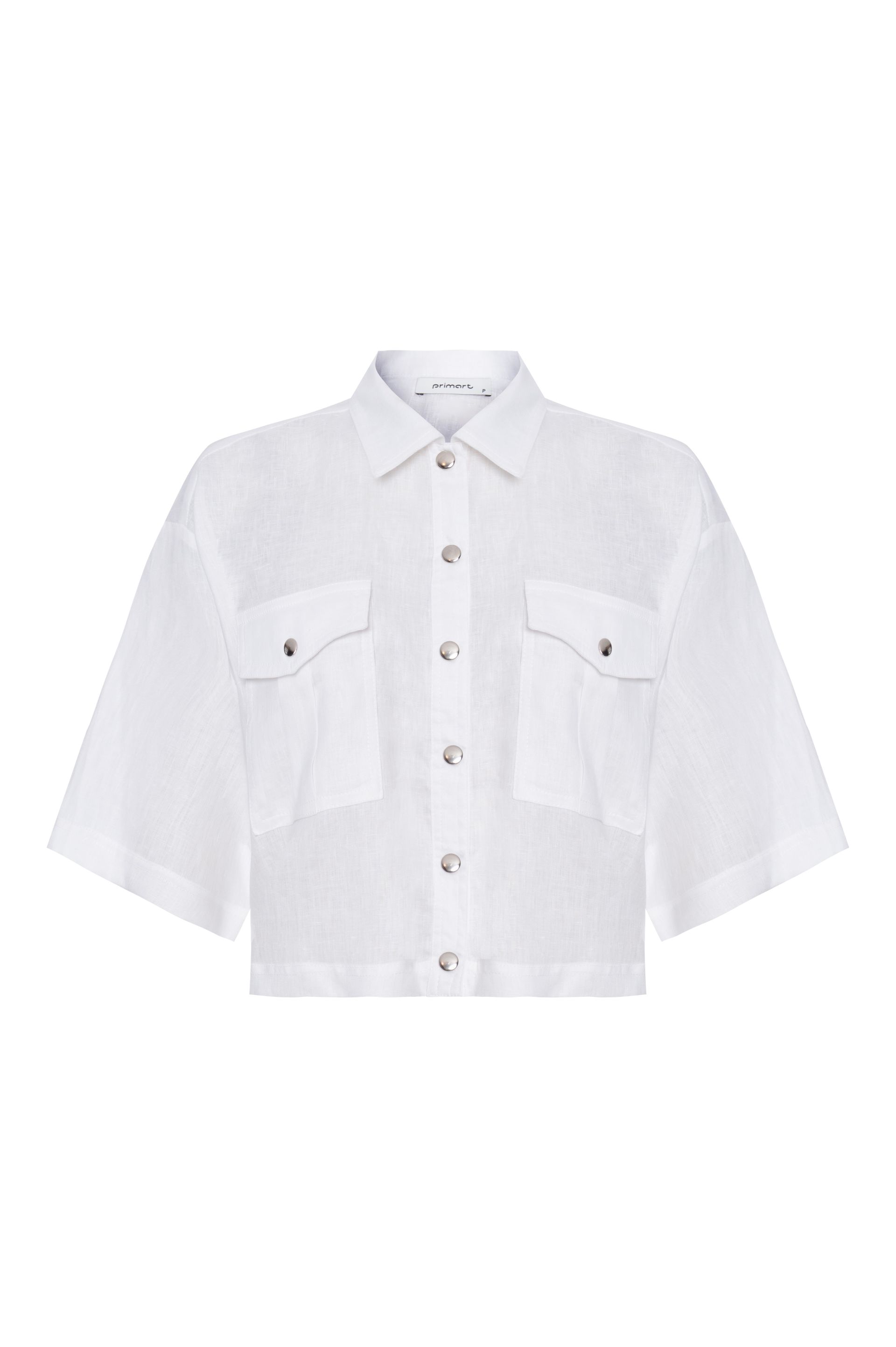 Camisa de linho Brenda - Off White