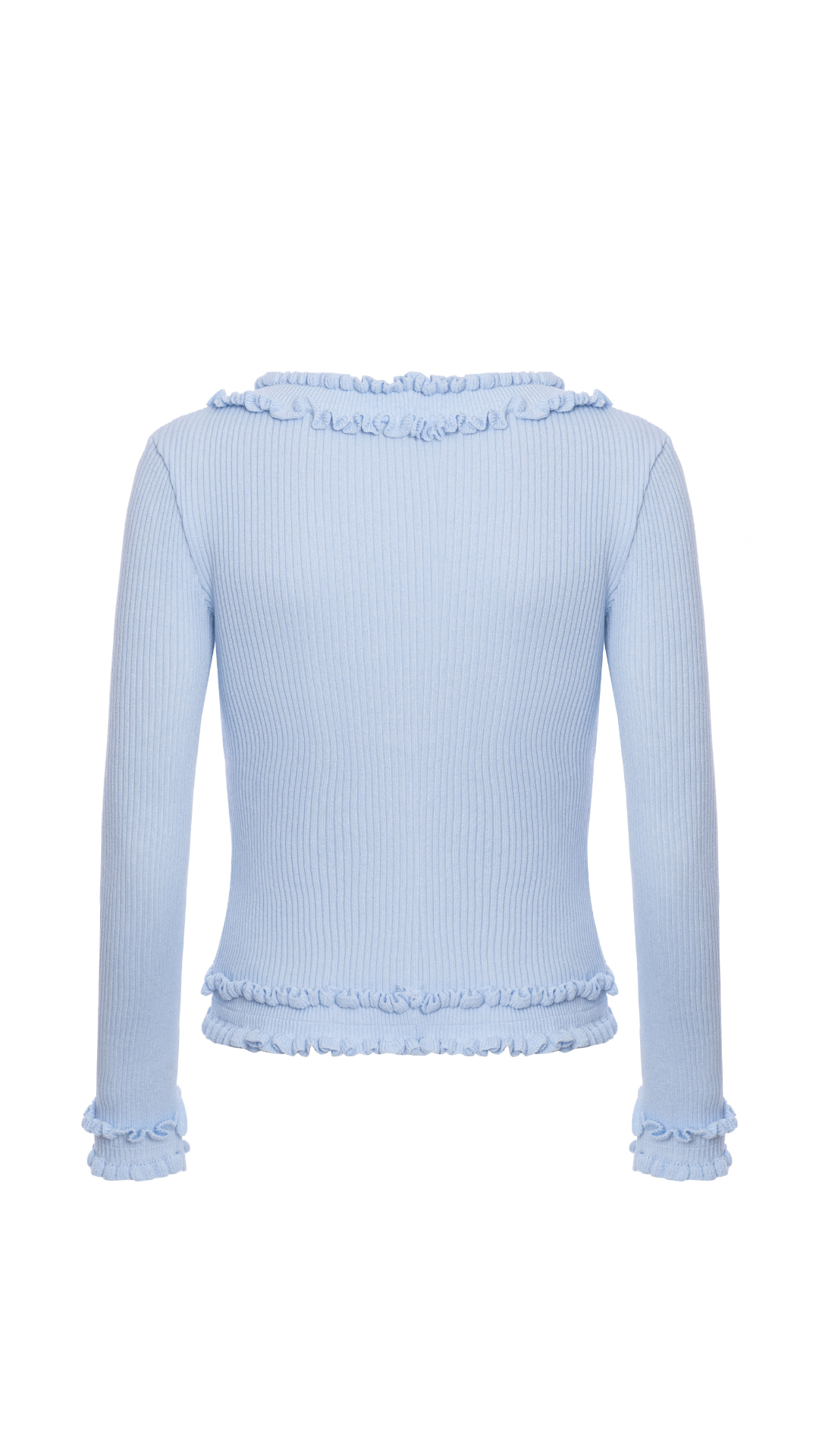 Cardigan babado Marie - Sky Blue
