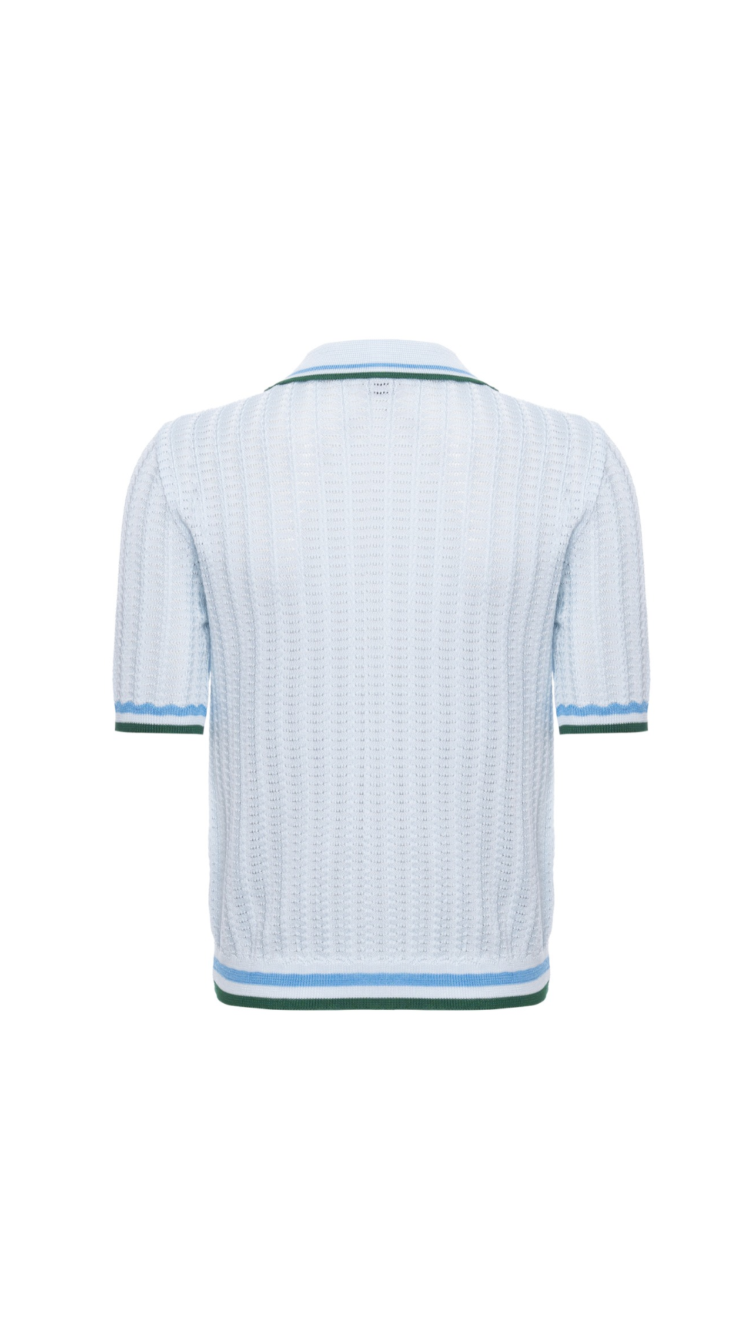 Blusa gola polo Pâmela - Ice Blue 