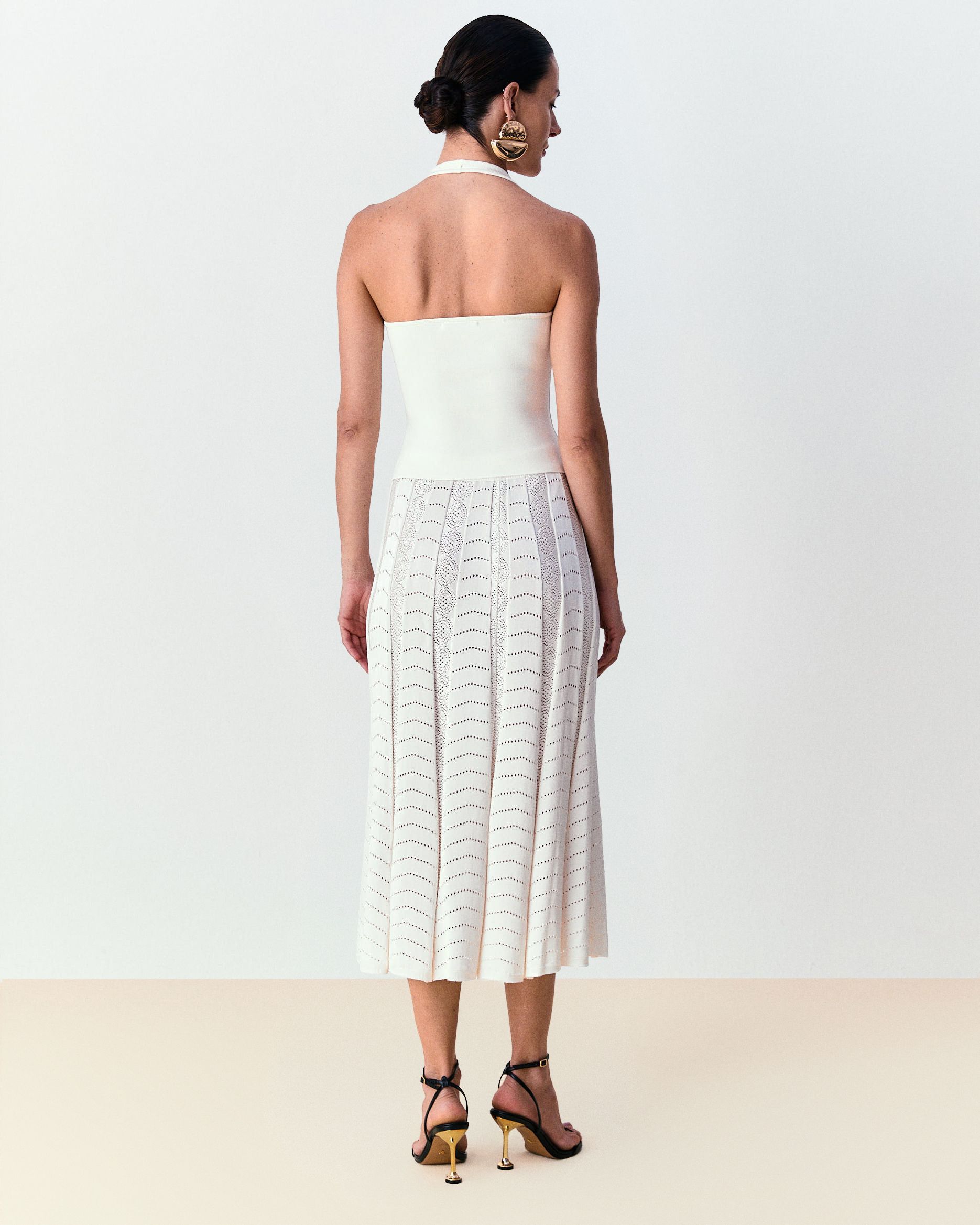 Saia midi Catarina - Off White