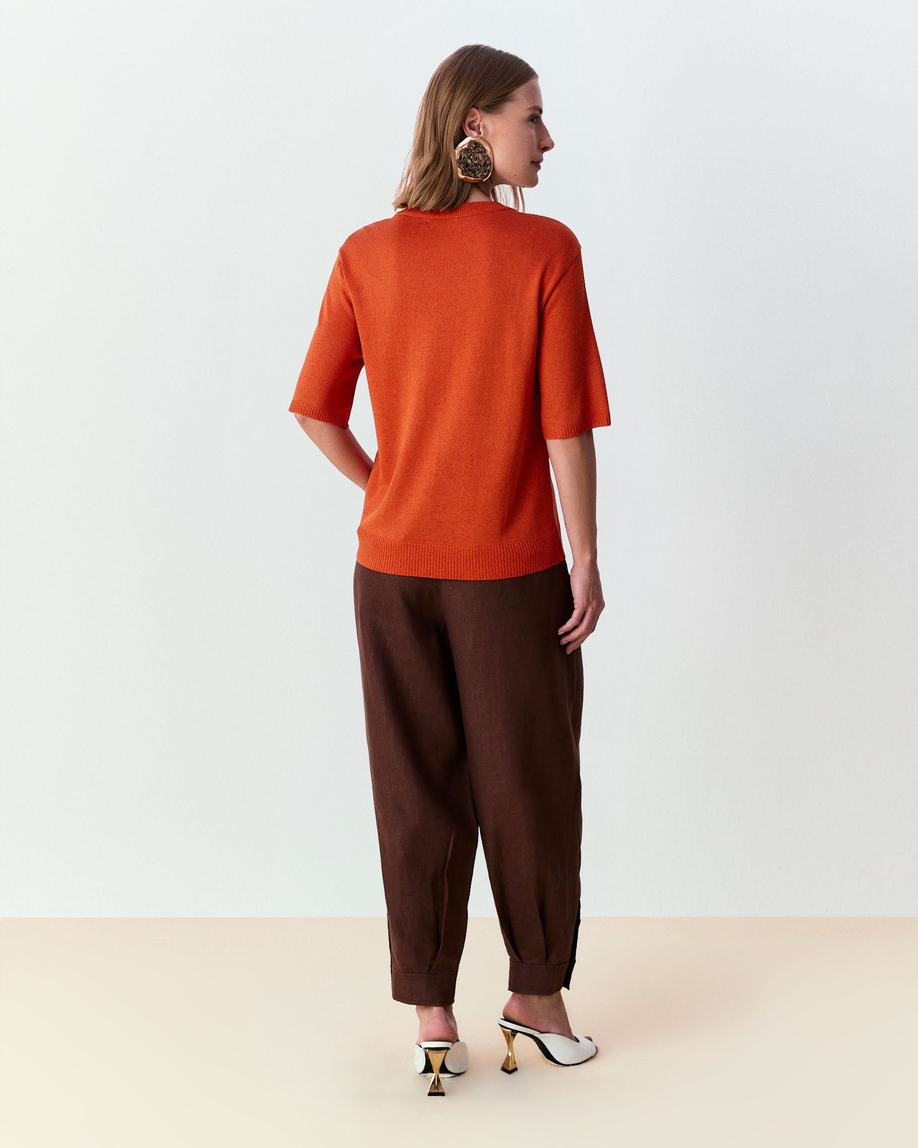 Blusa Michele - Tangerina