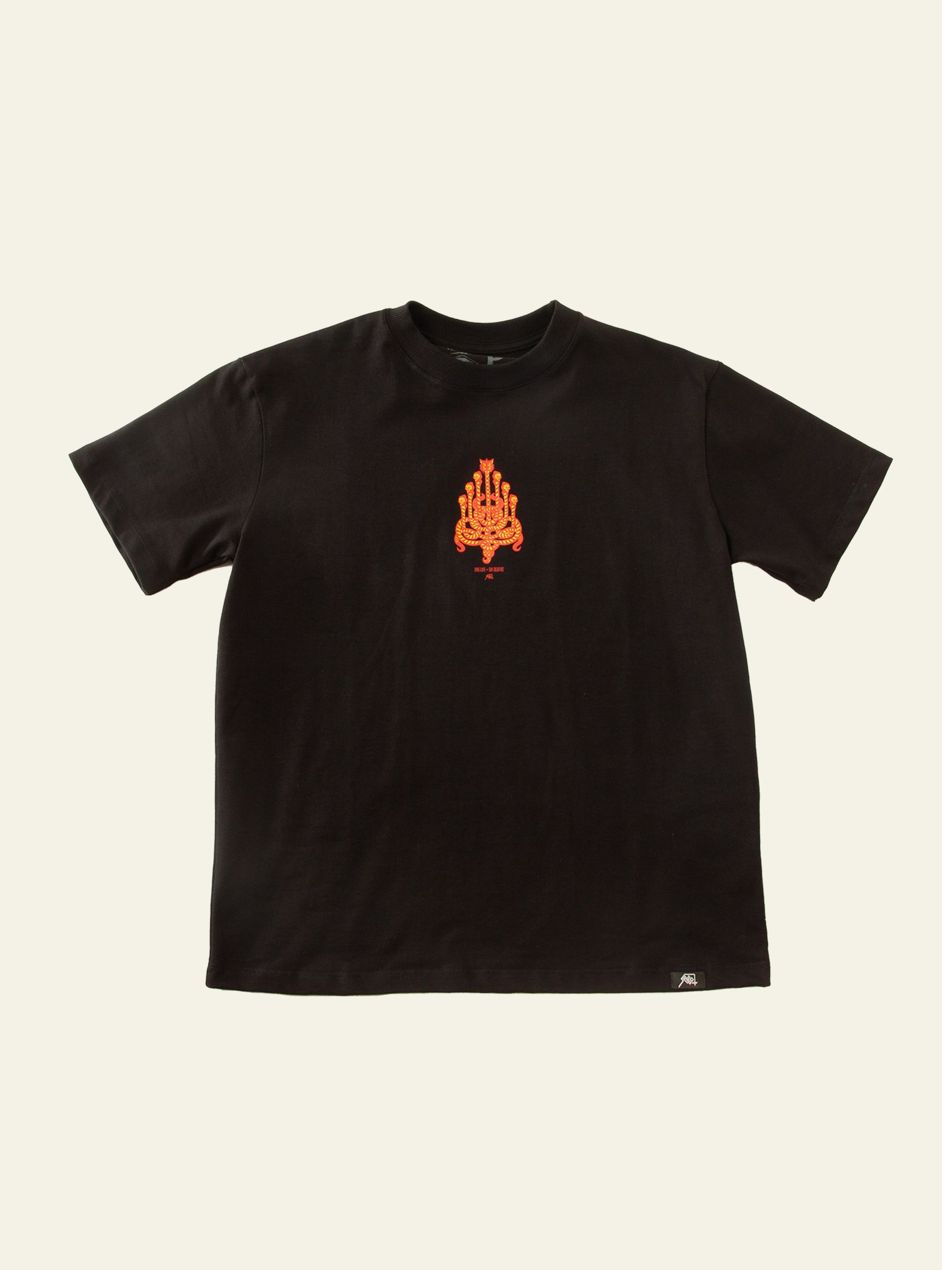 Camiseta Oversized Six Lifes Black