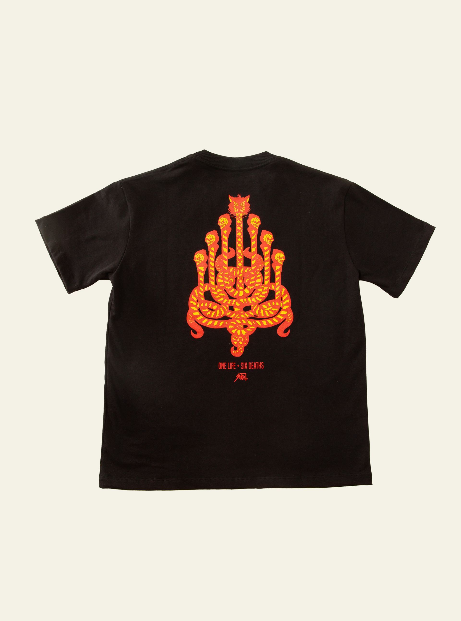 Camiseta Oversized Six Lifes Black