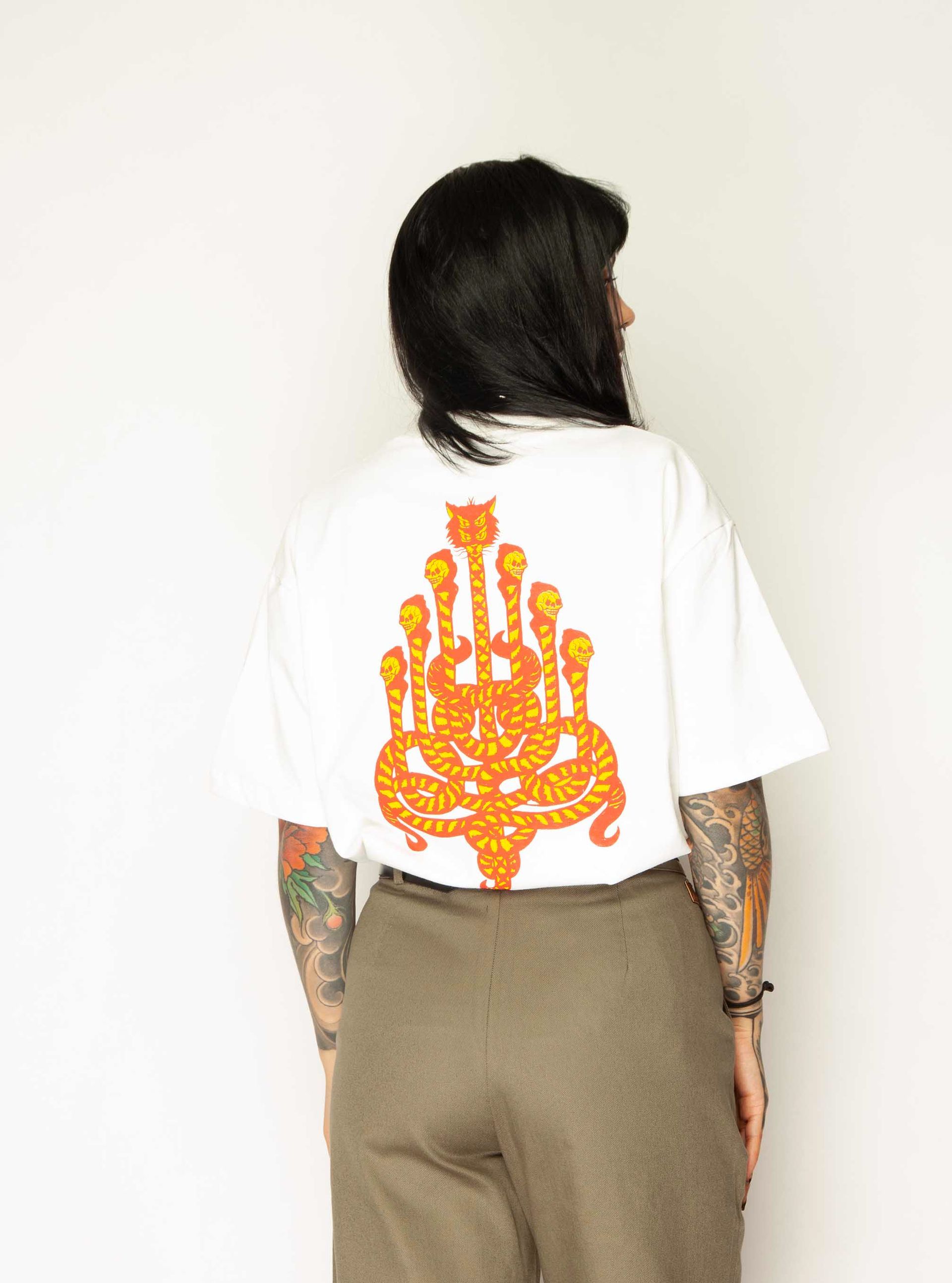 Camiseta Oversized Six Lifes OffWhite