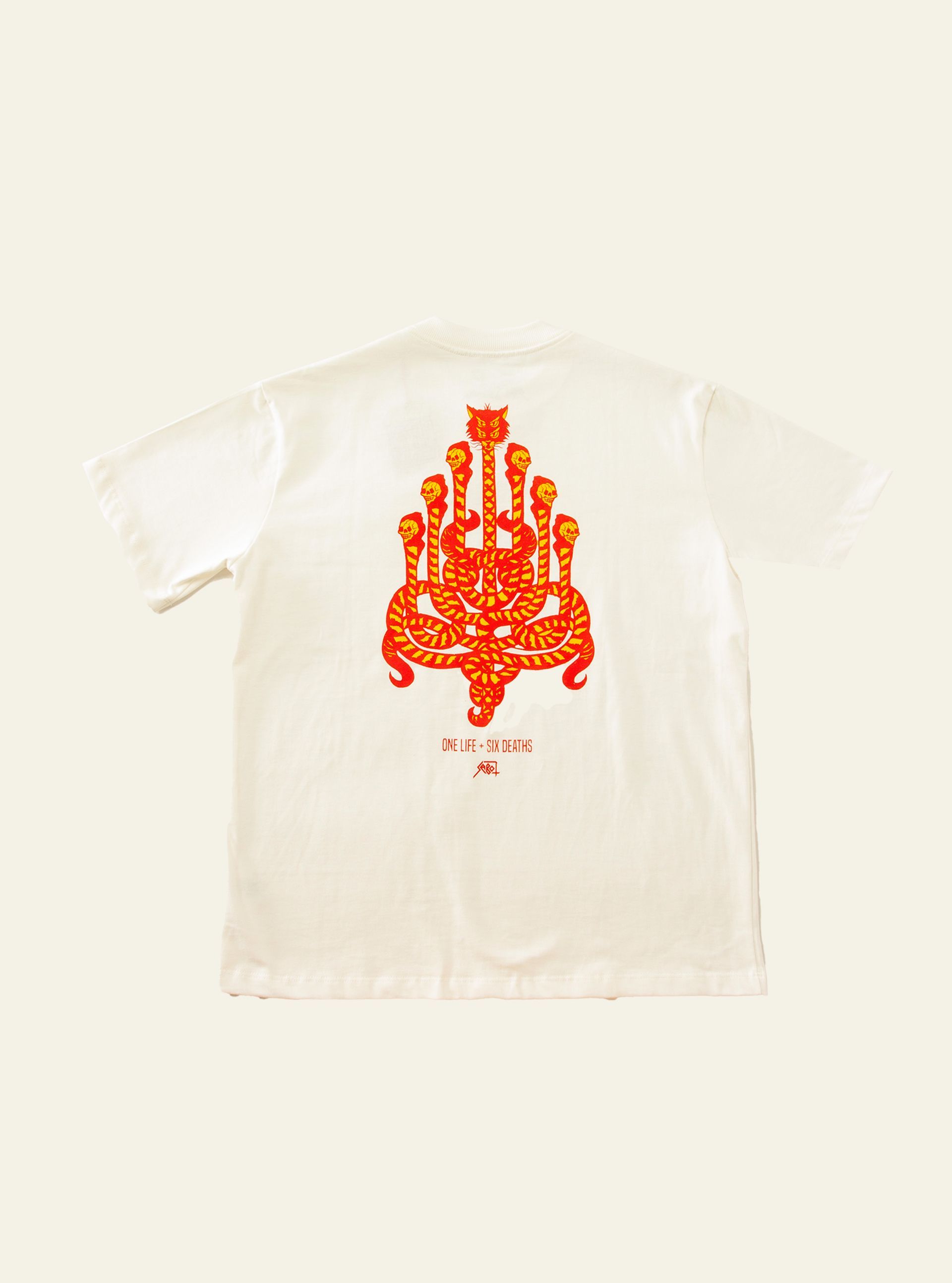 Camiseta Oversized Six Lifes OffWhite