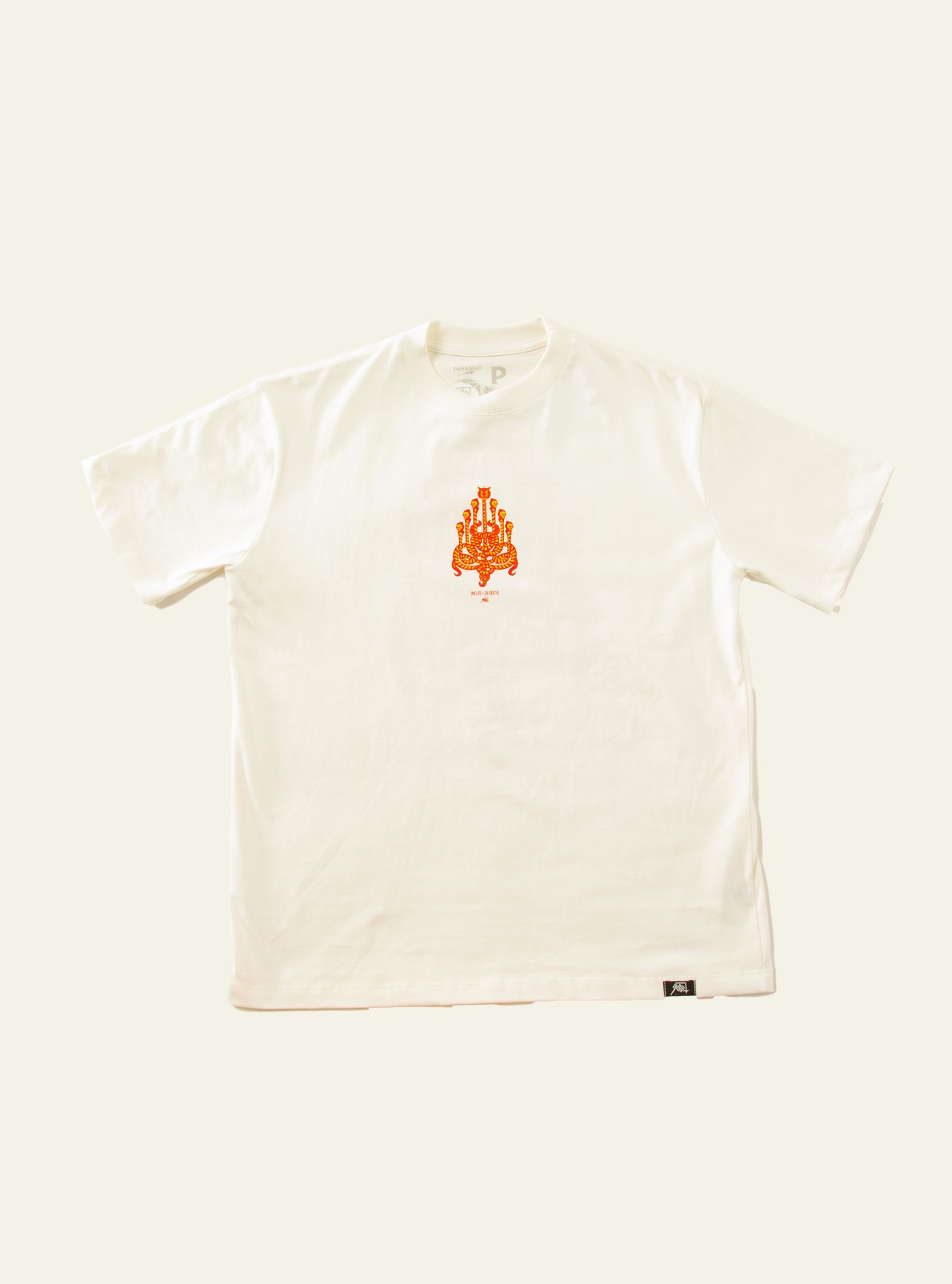 Camiseta Oversized Six Lifes OffWhite