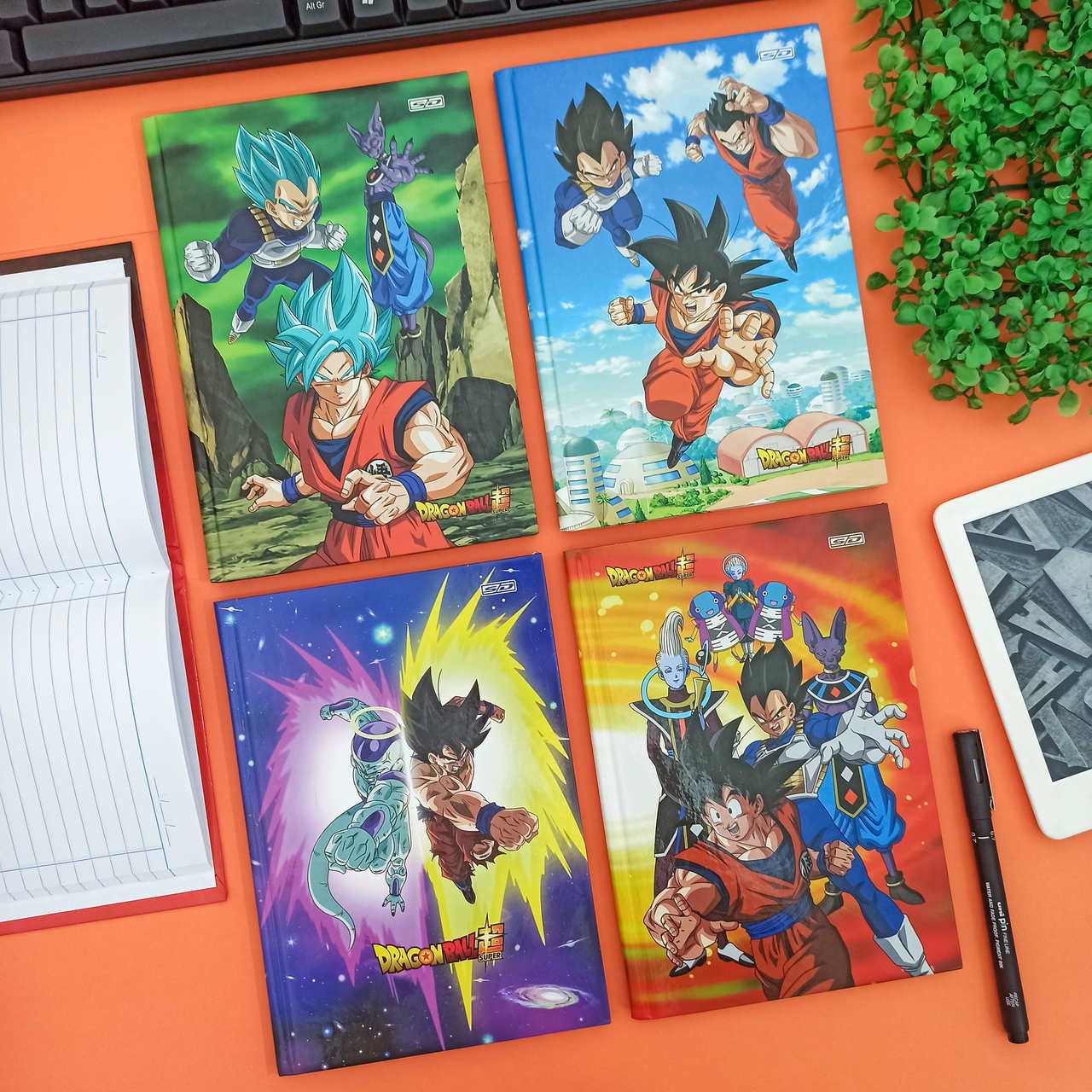 Caderno Brochura Dragon Ball Super Sayajin - 80 Folhas - São Domingos -  Casa Joka