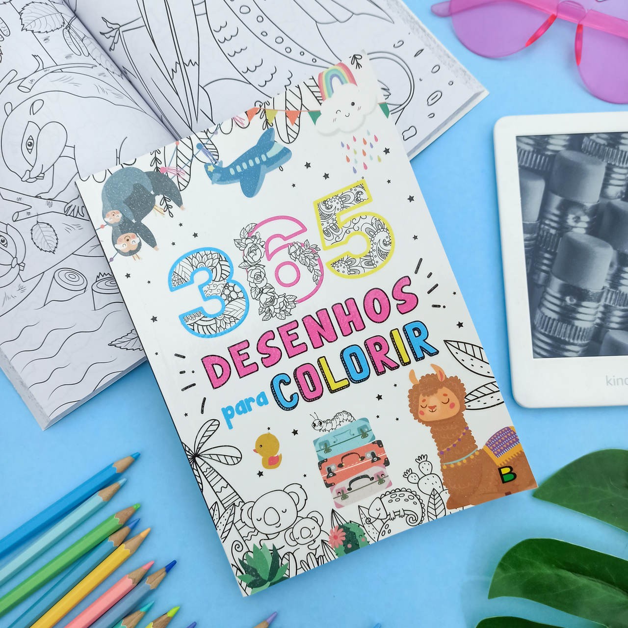 Livro 365 Desenhos para Colorir Brasileitura - Padihey