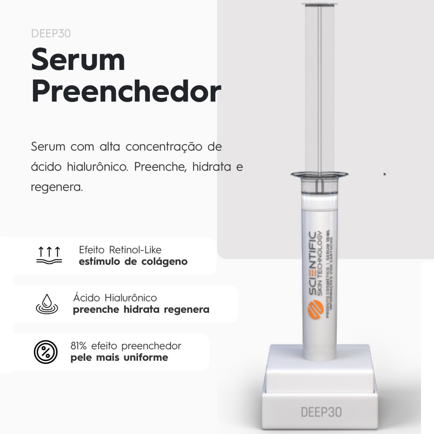 DEEP30 - Sérum Preenchedor - Scientific Skin Technology