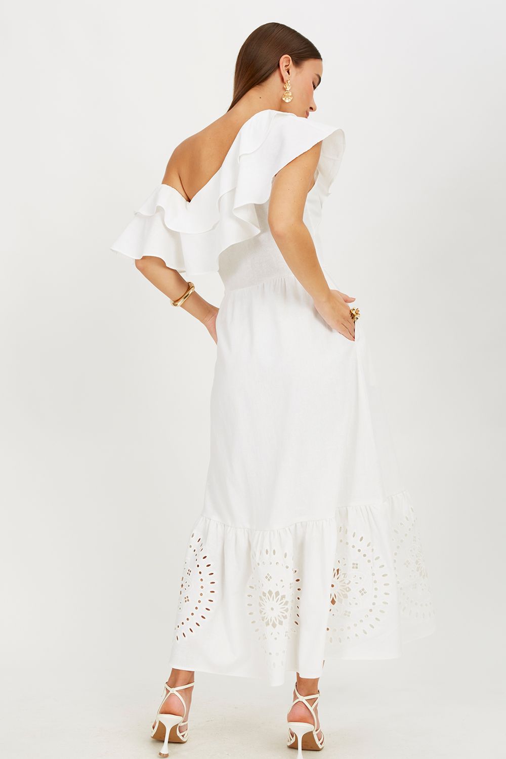 Vestido babado Milena