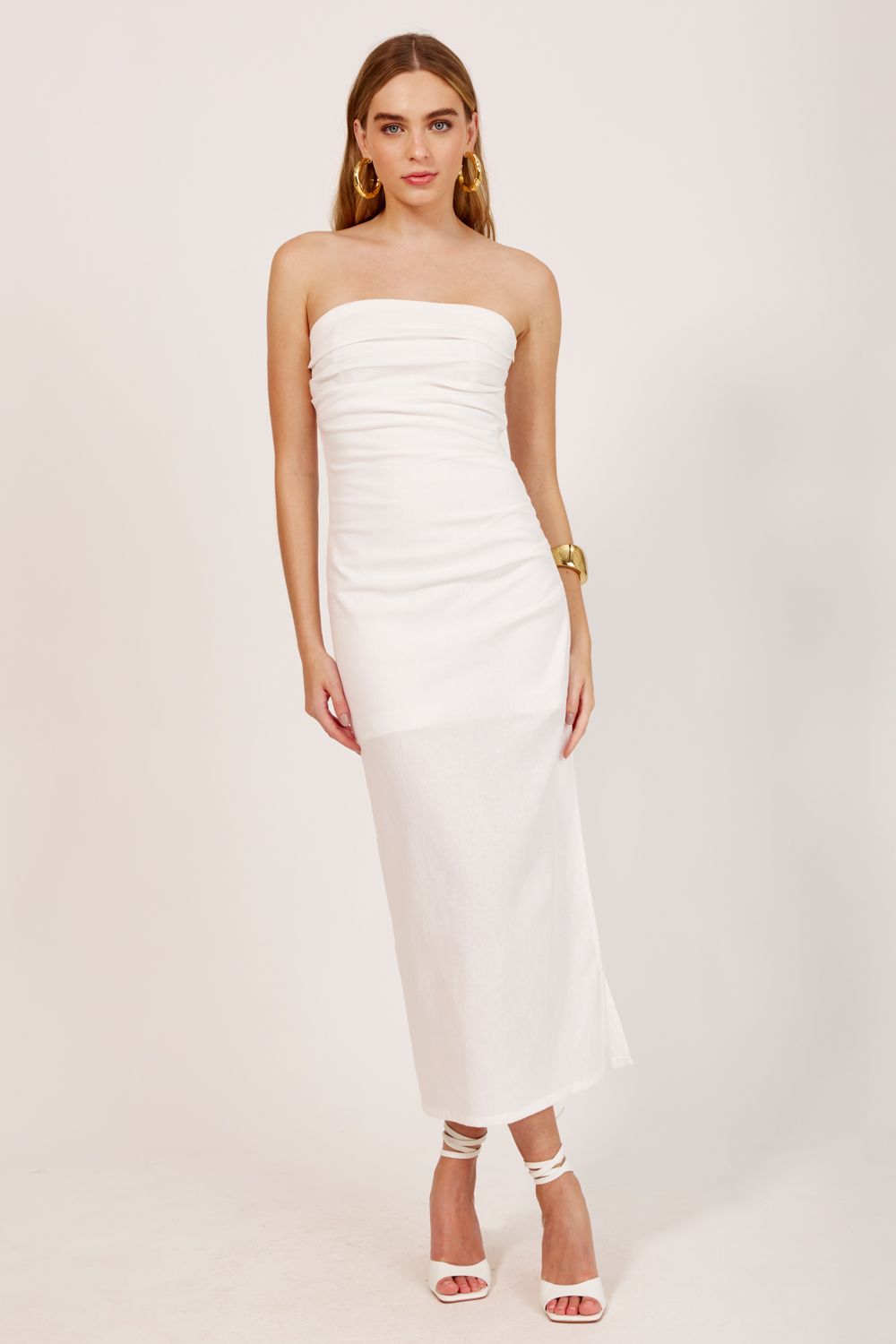 Vestido tomara que caia Milena