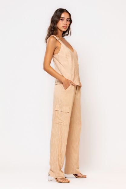 Calça Cargo Lisa