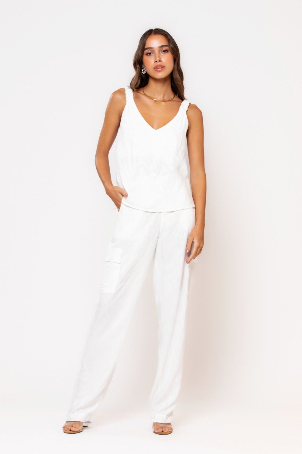 Calça Cargo Lisa