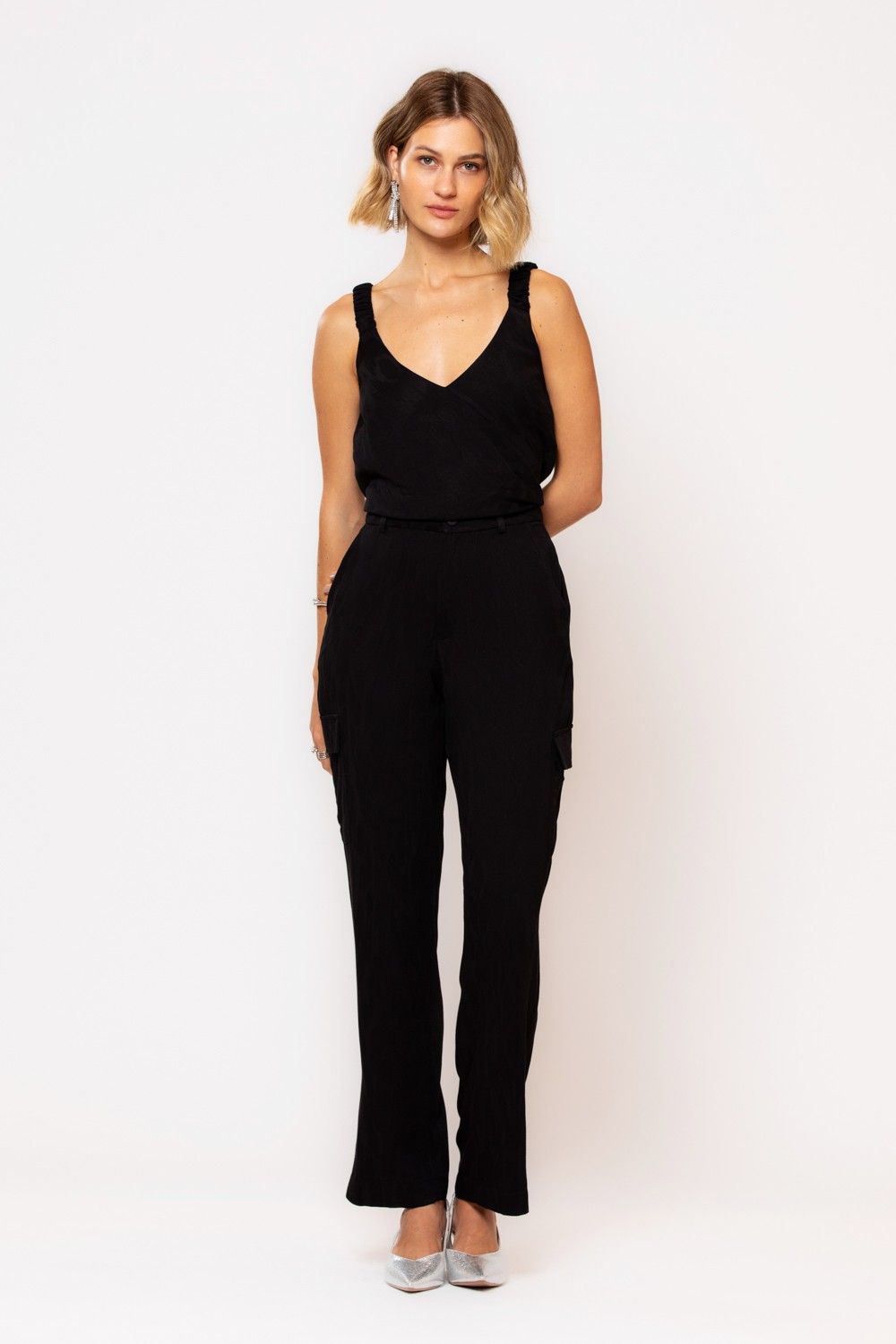 Calça Cargo Lisa