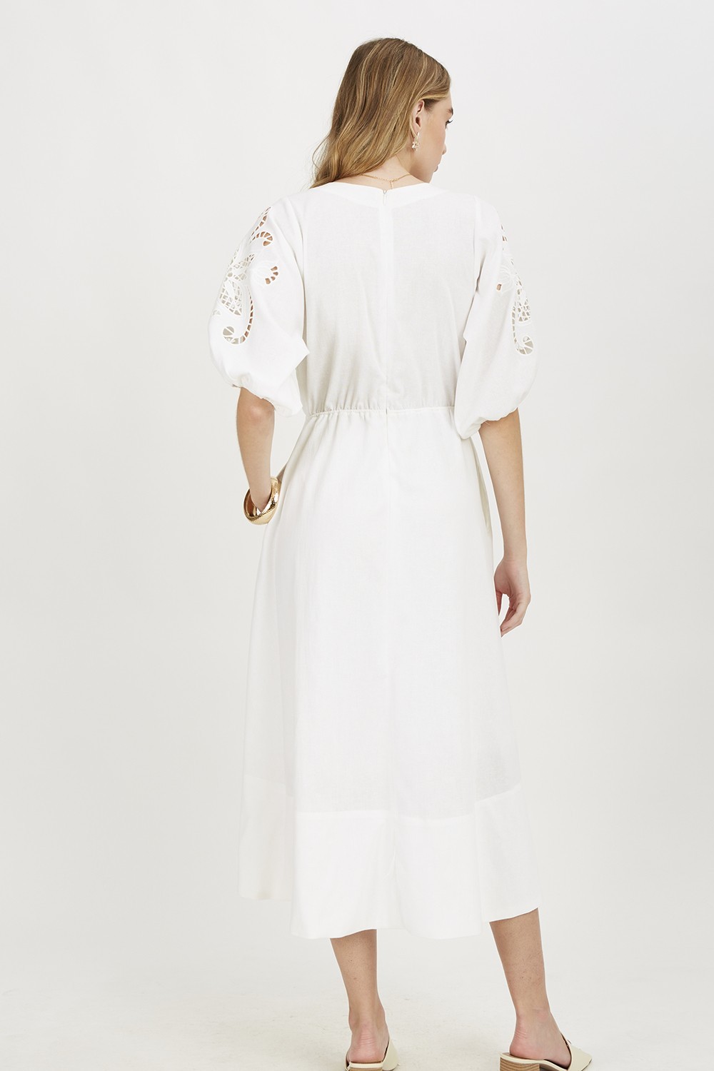 Vestido Bordado Richilieu Milena 