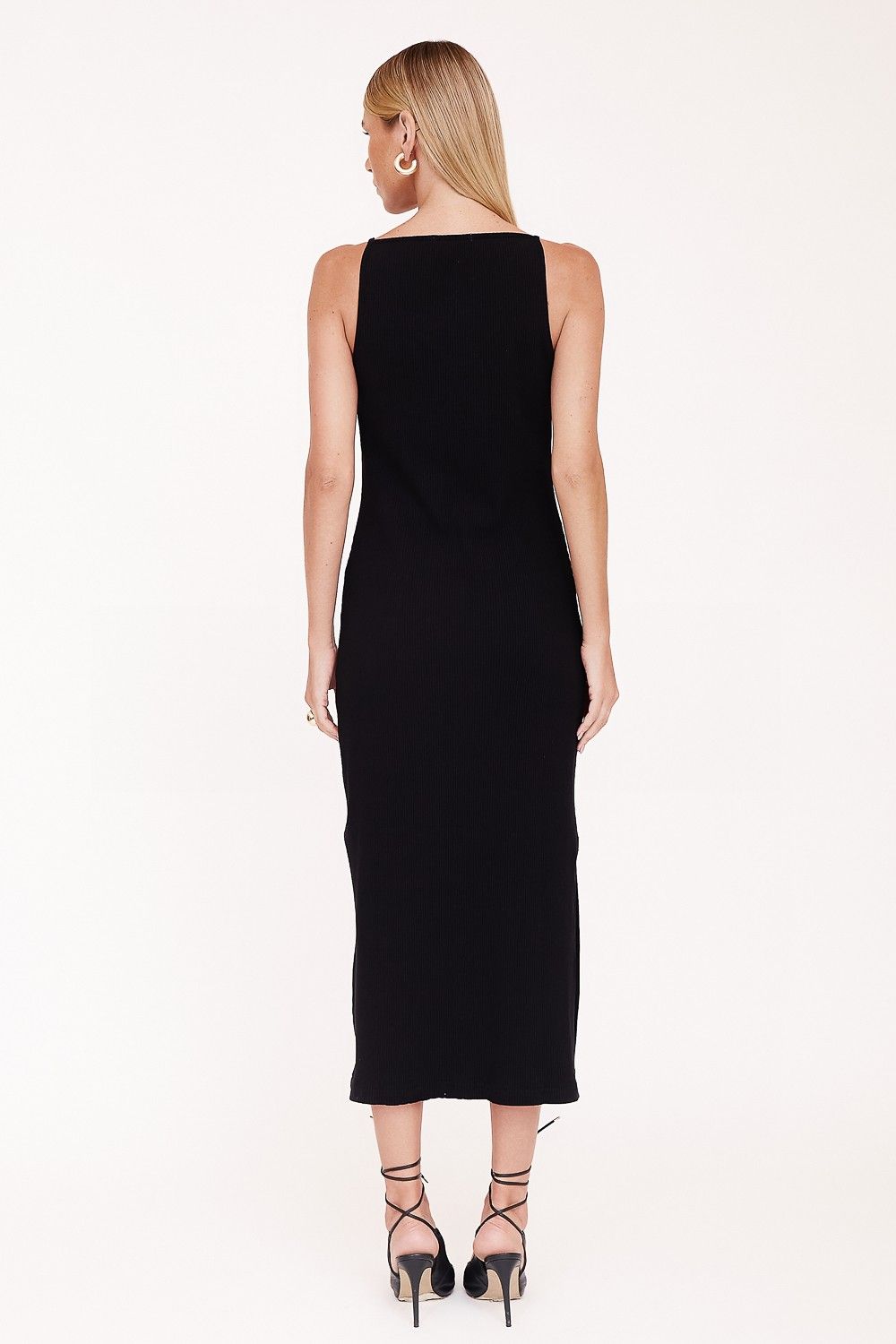 Vestido Midi Canelado Alice 
