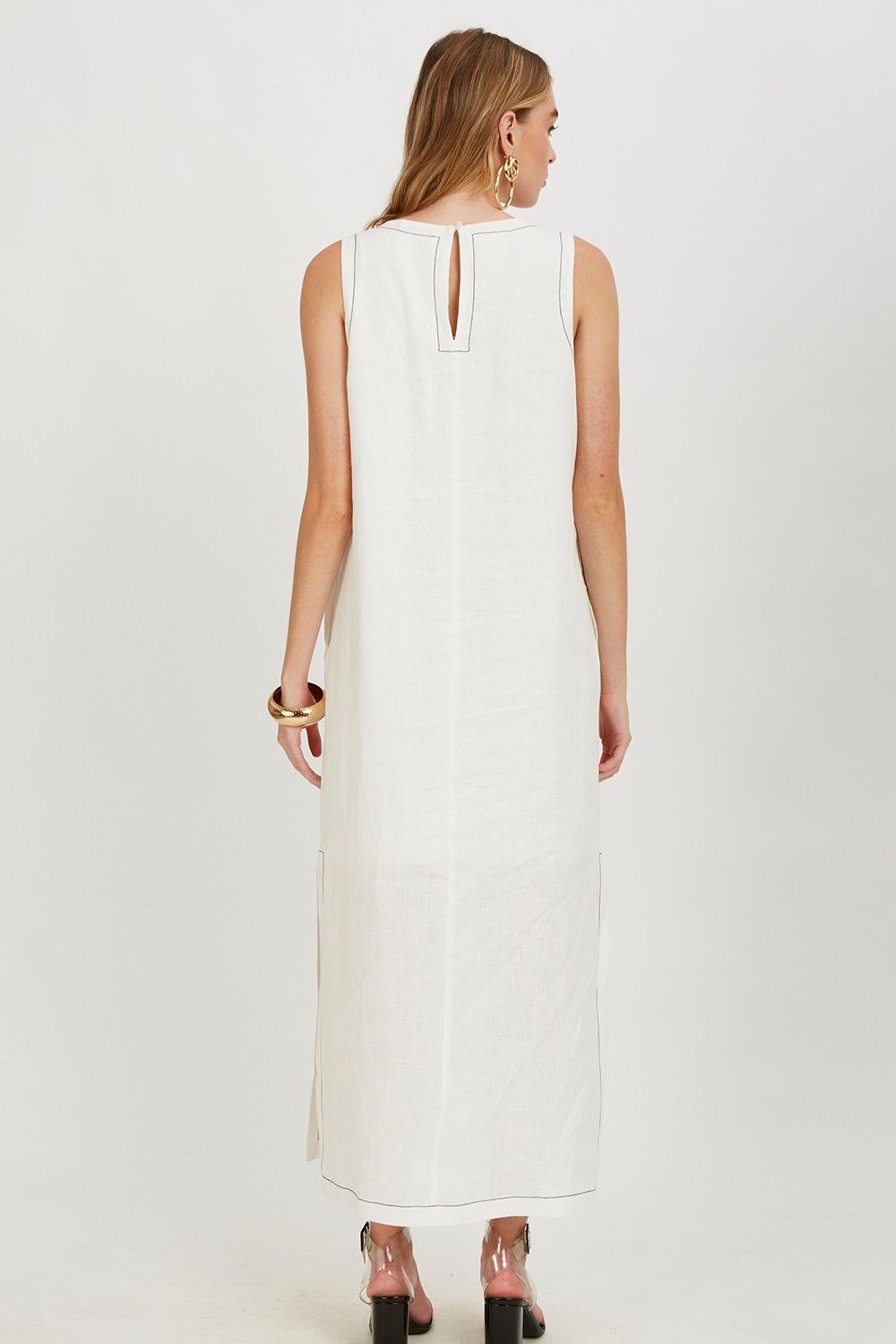 Vestido Midi Carmem Linho