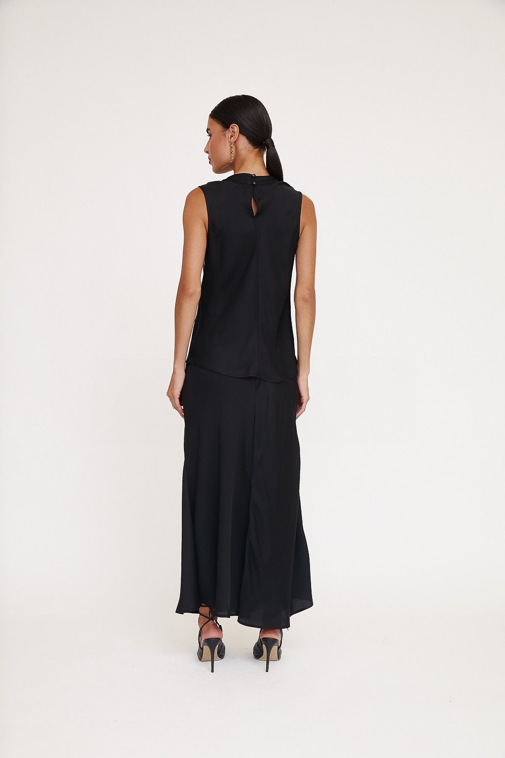 Saia Midi Acetinada Dallas