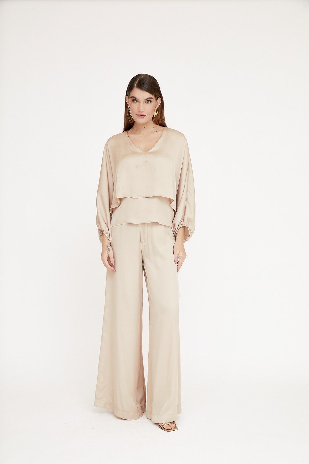 Blusa Acetinada Dallas
