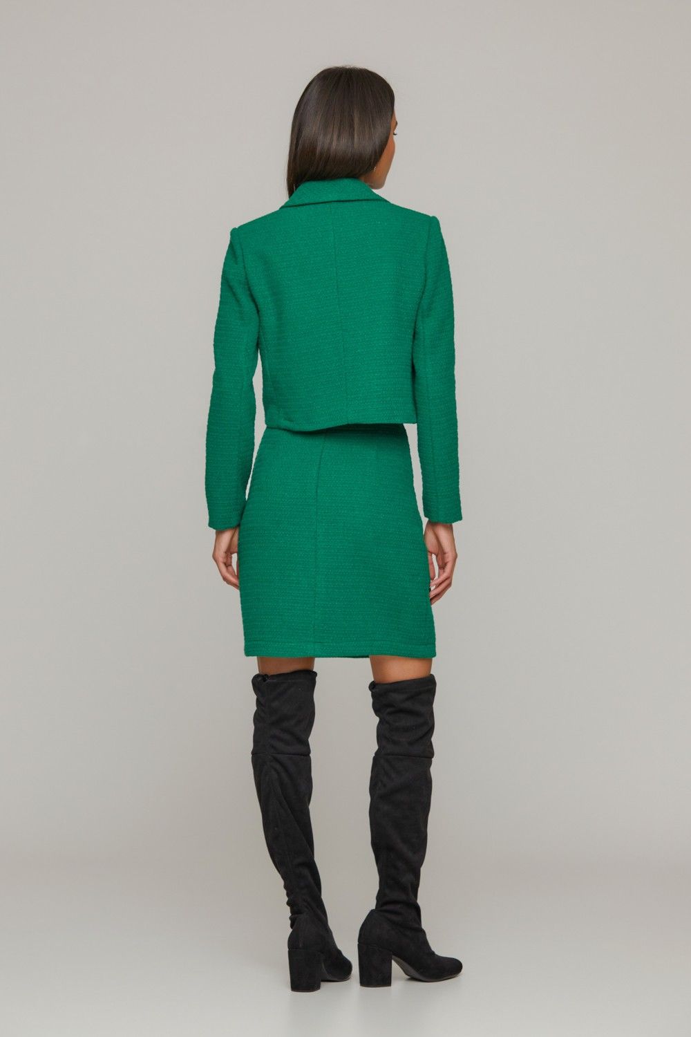 Spencer  Cropped Tweed Luciane