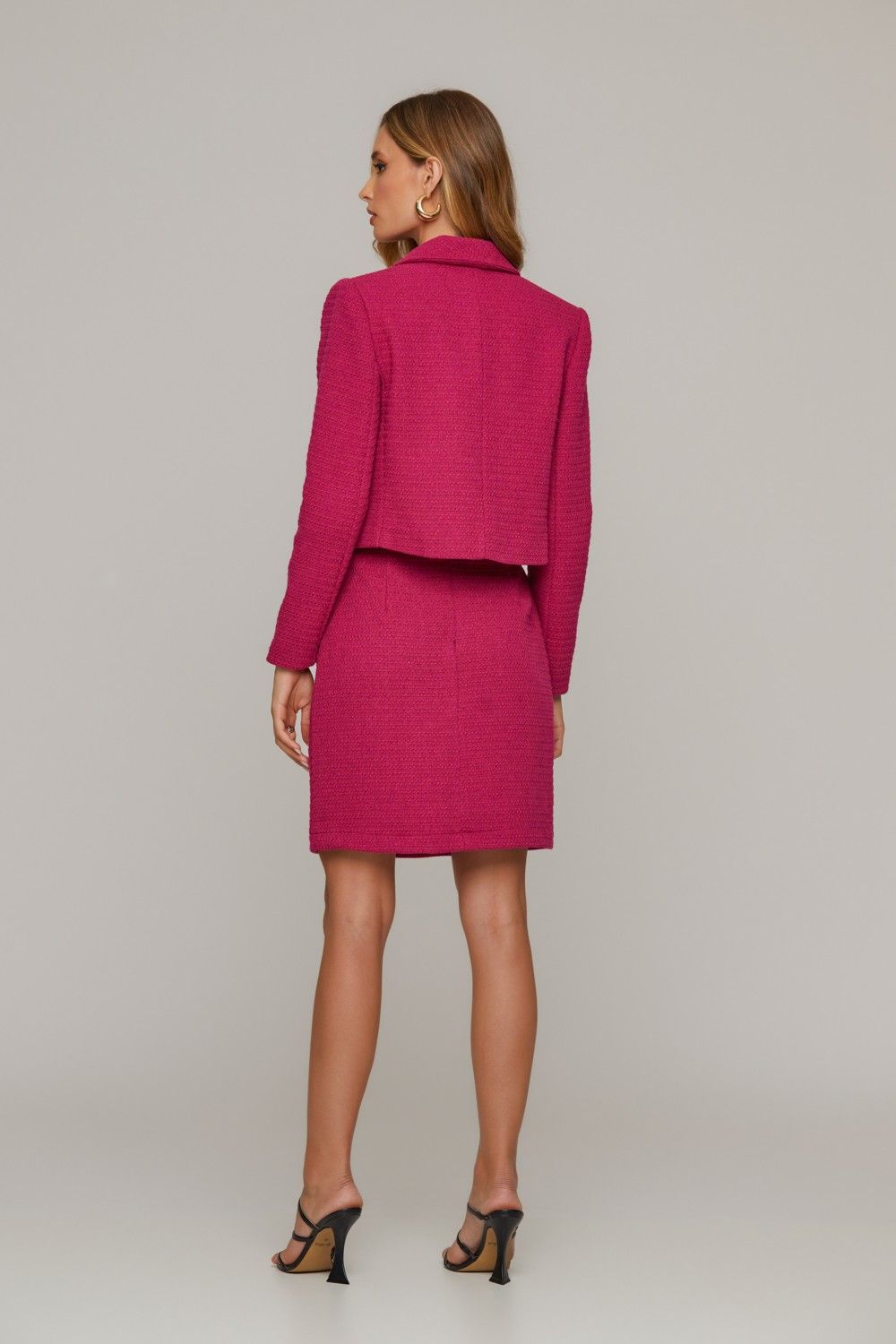 Spencer  Cropped Tweed Luciane