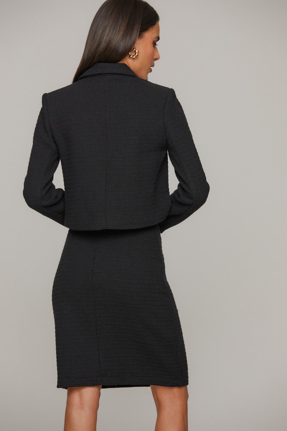 Spencer  Cropped Tweed Luciane