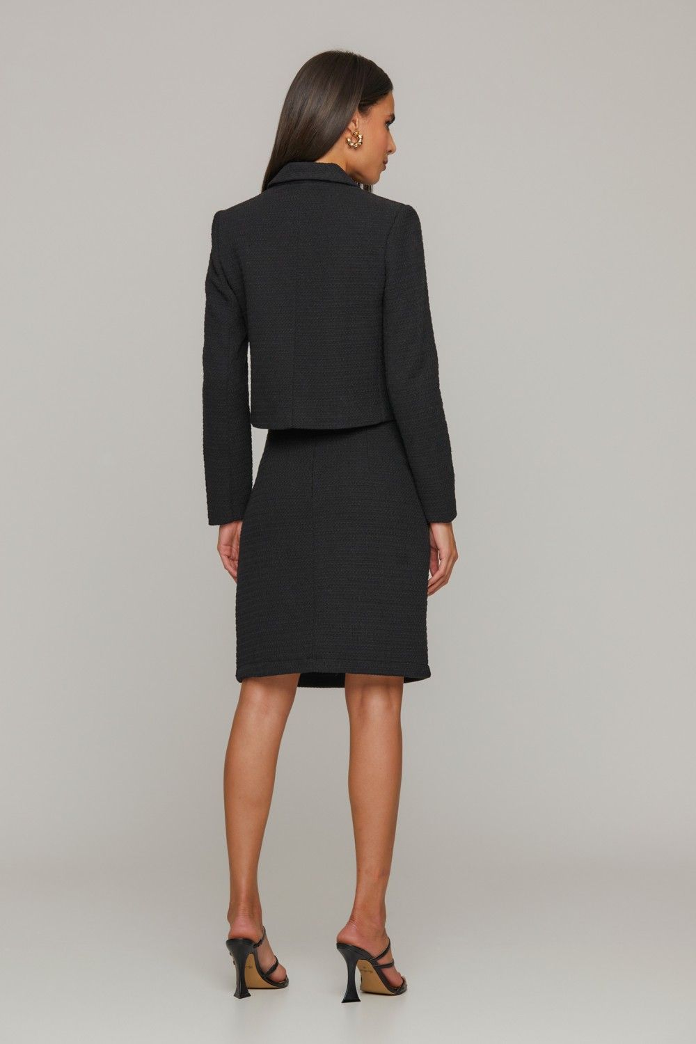Spencer  Cropped Tweed Luciane