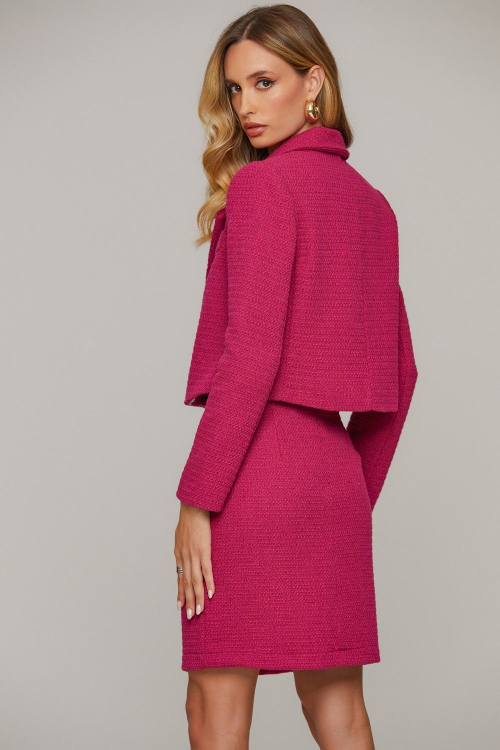 Spencer  Cropped Tweed Luciane