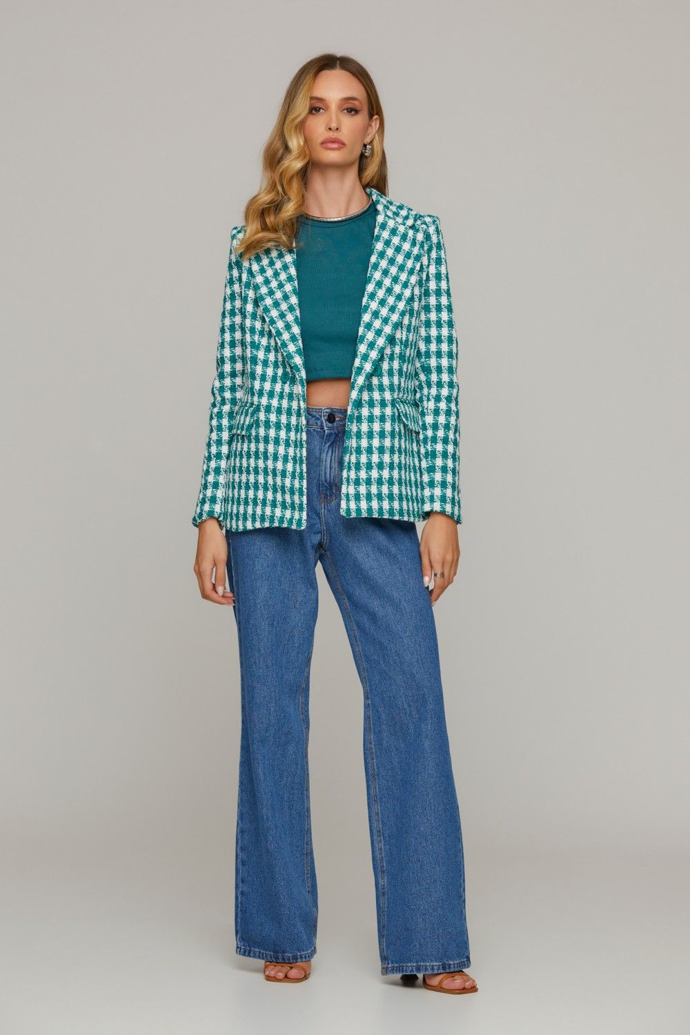 Blazer  Tweeed Xadrez Renata
