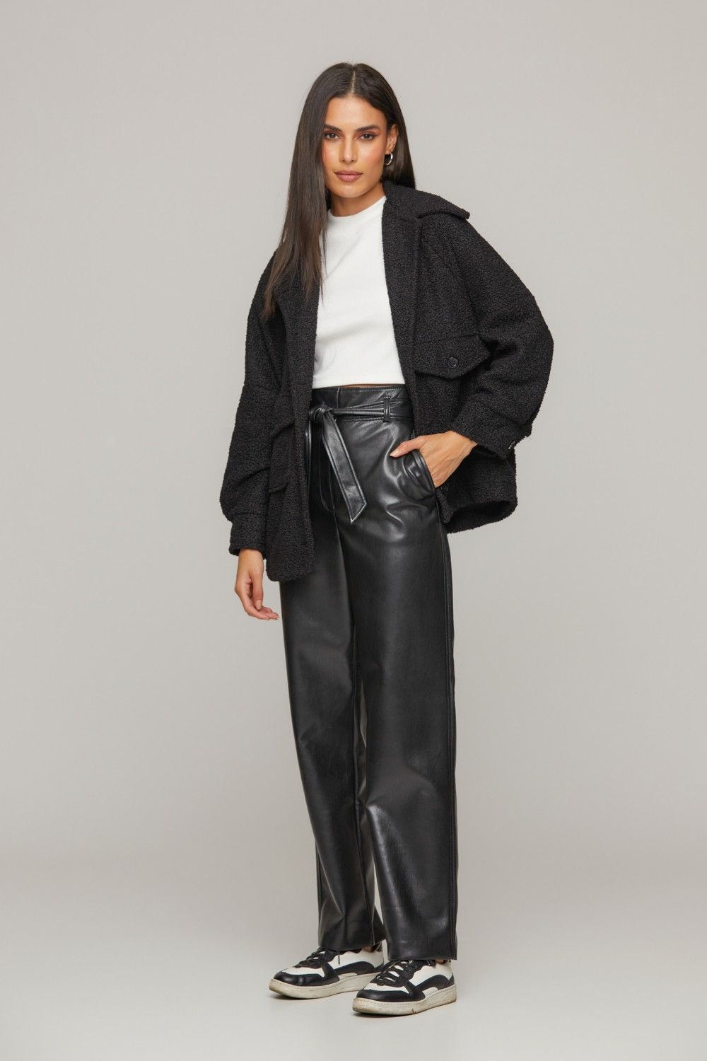 Jaqueta Bomber Fleece