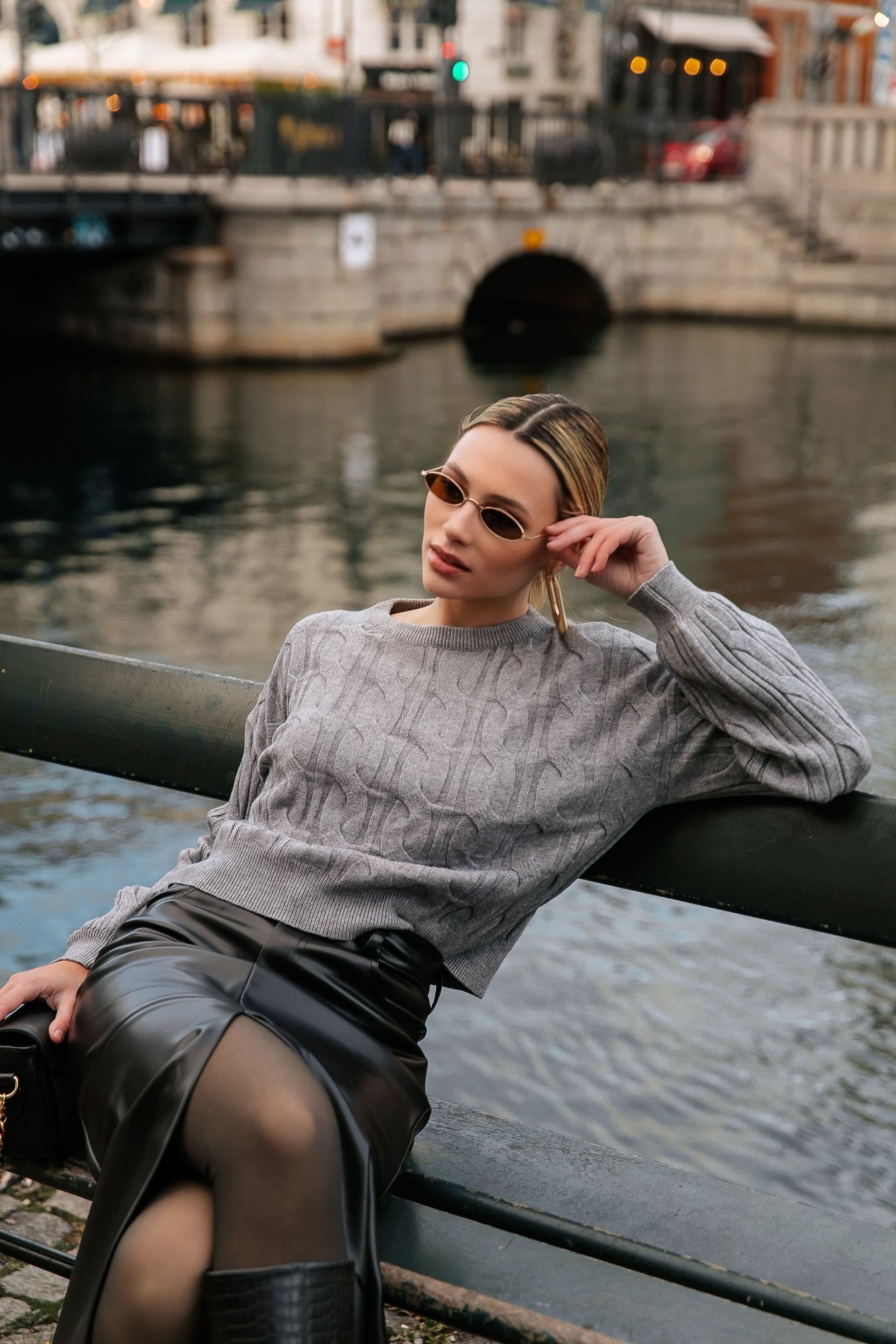 Blusa Tricô Trança Mila